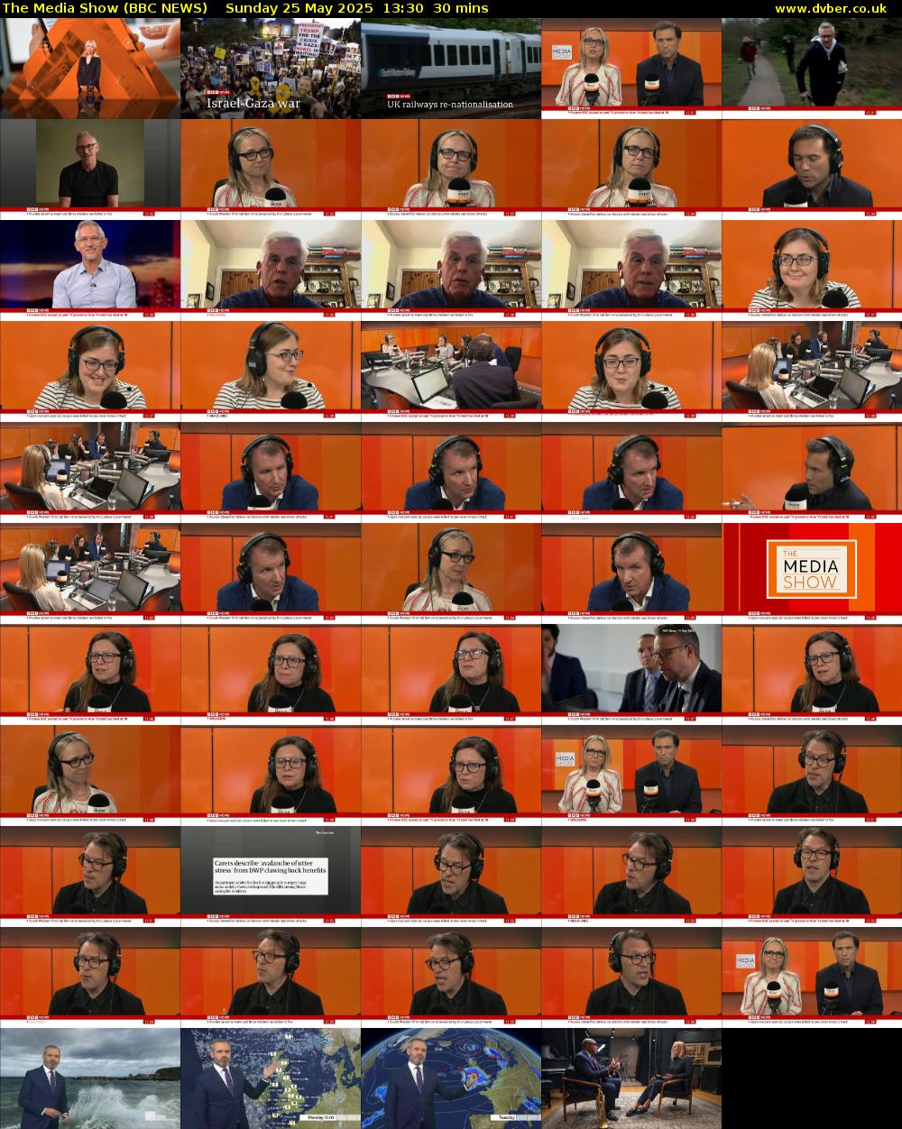 The Media Show (BBC NEWS) Sunday 25 May 2025 13:30 - 14:00