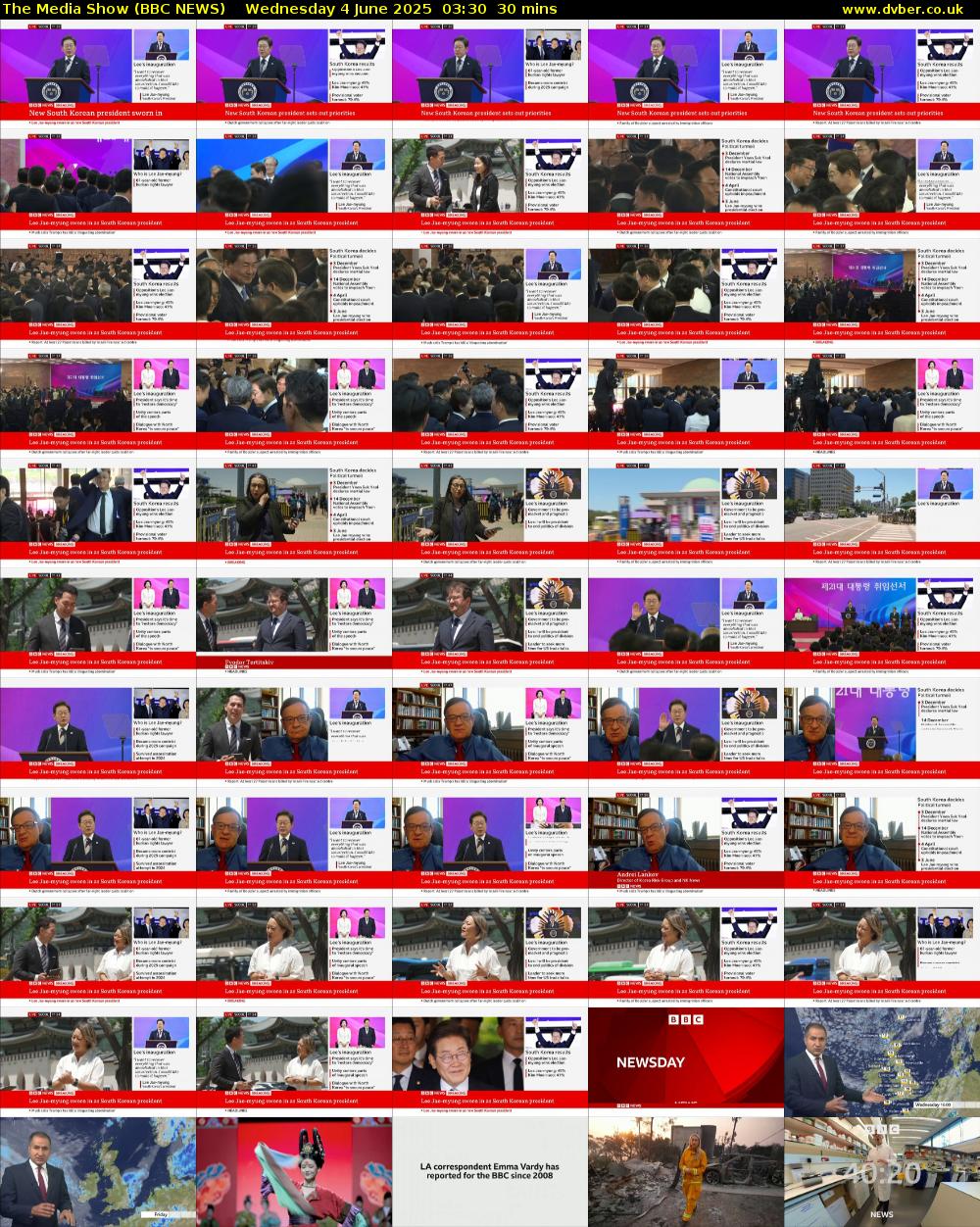 The Media Show (BBC NEWS) Wednesday 4 June 2025 03:30 - 04:00