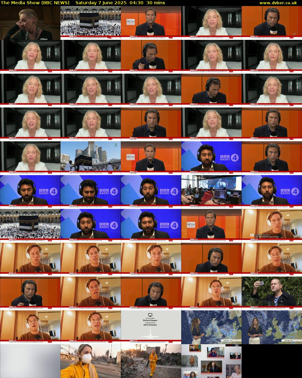 The Media Show (BBC NEWS) Saturday 7 June 2025 04:30 - 05:00