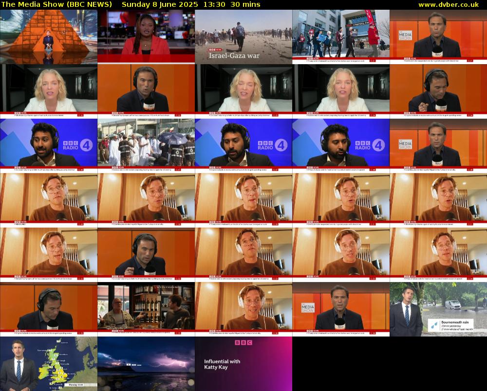 The Media Show (BBC NEWS) Sunday 8 June 2025 13:30 - 14:00