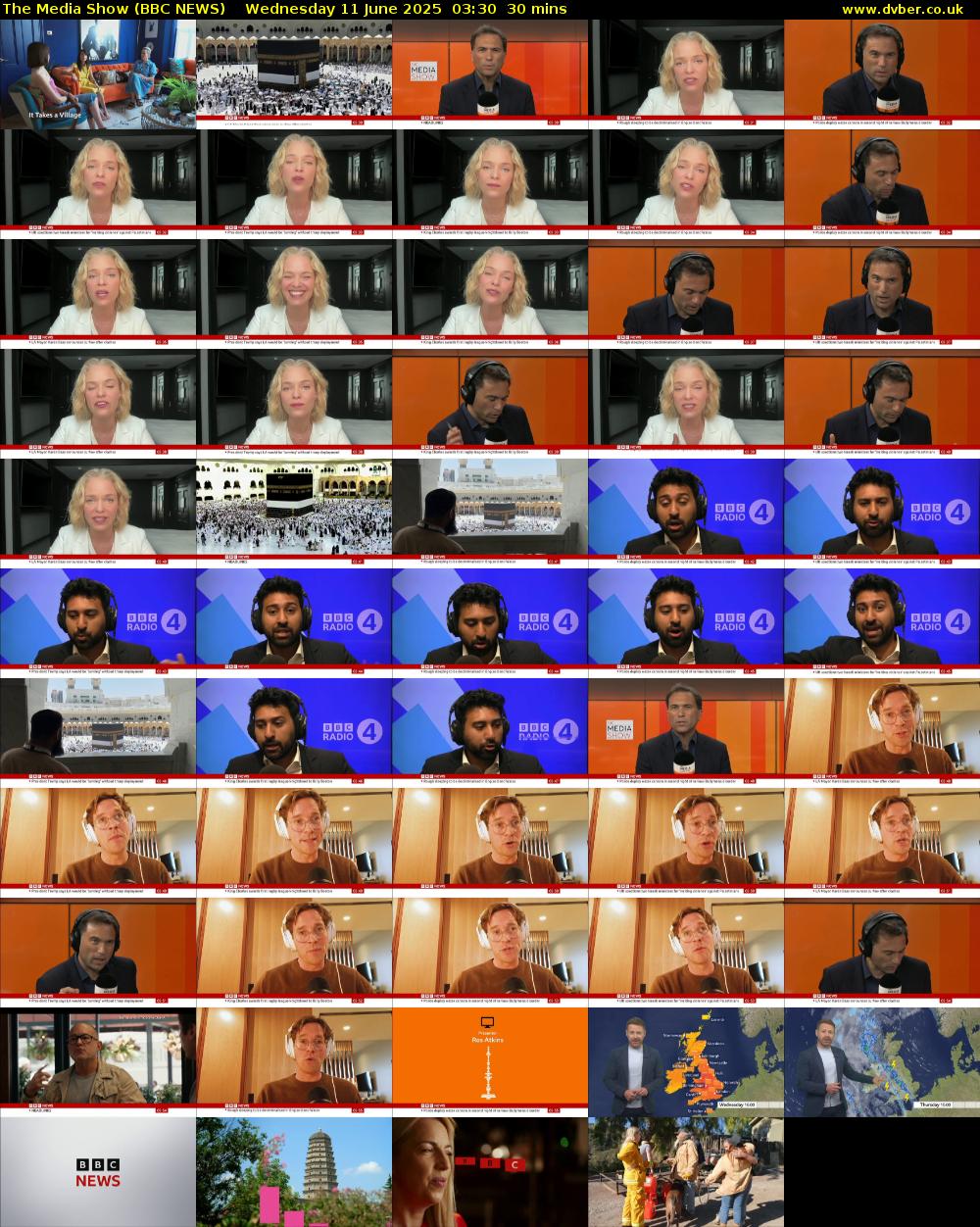 The Media Show (BBC NEWS) Wednesday 11 June 2025 03:30 - 04:00