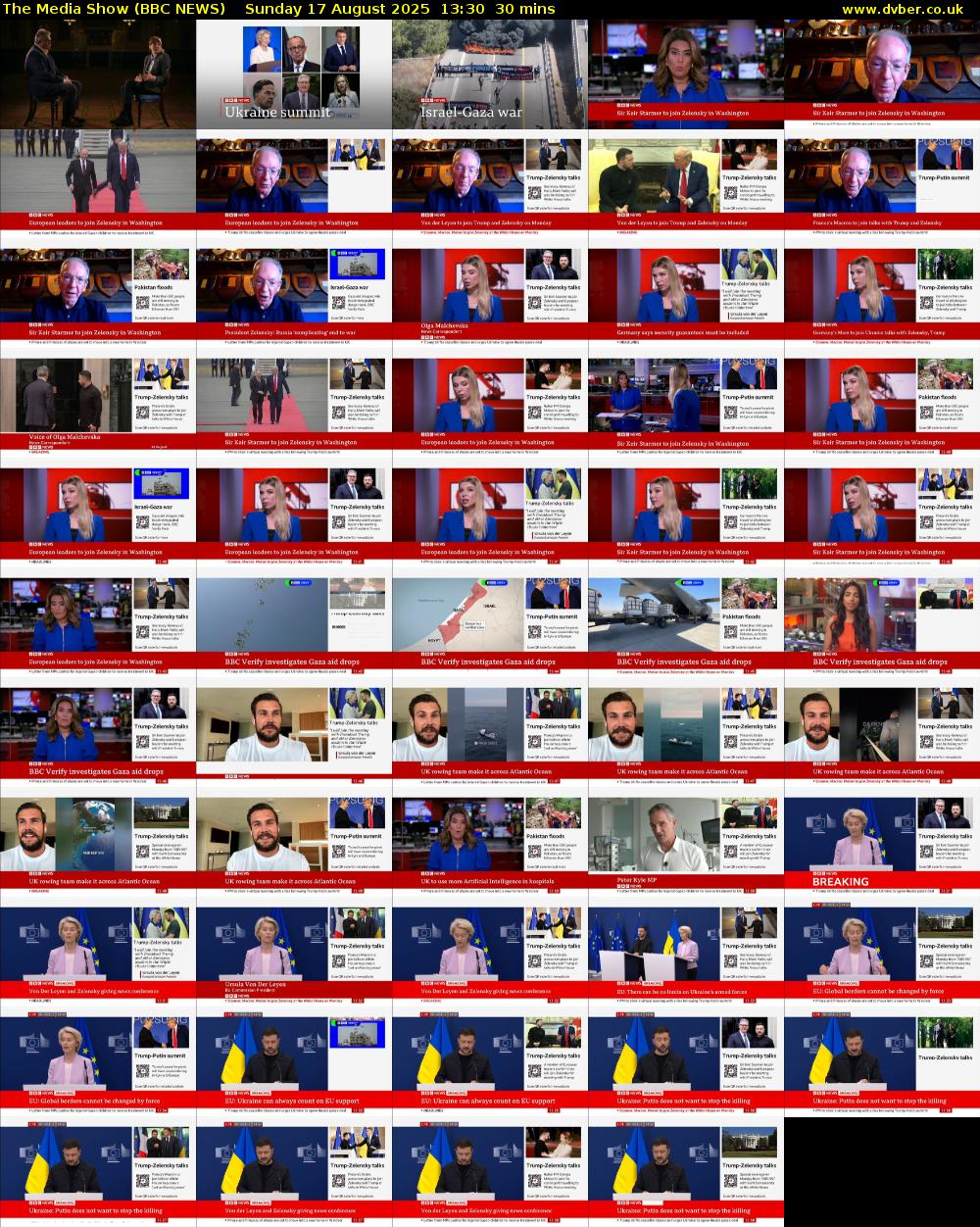 The Media Show (BBC NEWS) Sunday 17 August 2025 13:30 - 14:00