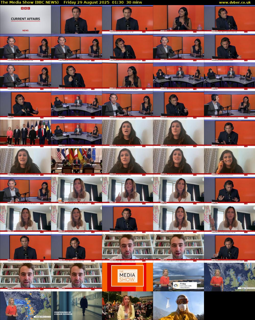 The Media Show (BBC NEWS) Friday 29 August 2025 01:30 - 02:00