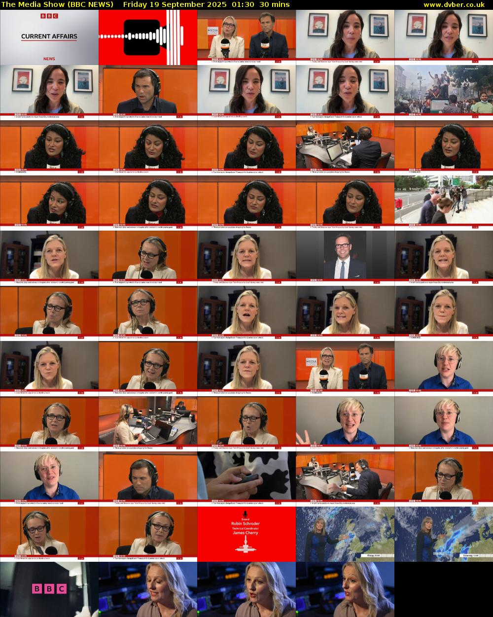 The Media Show (BBC NEWS) Friday 19 September 2025 01:30 - 02:00