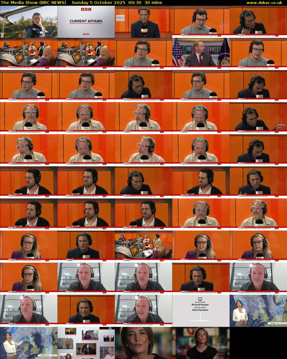 The Media Show (BBC NEWS) Sunday 5 October 2025 00:30 - 01:00