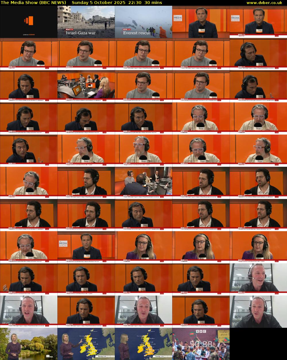 The Media Show (BBC NEWS) Sunday 5 October 2025 22:30 - 23:00