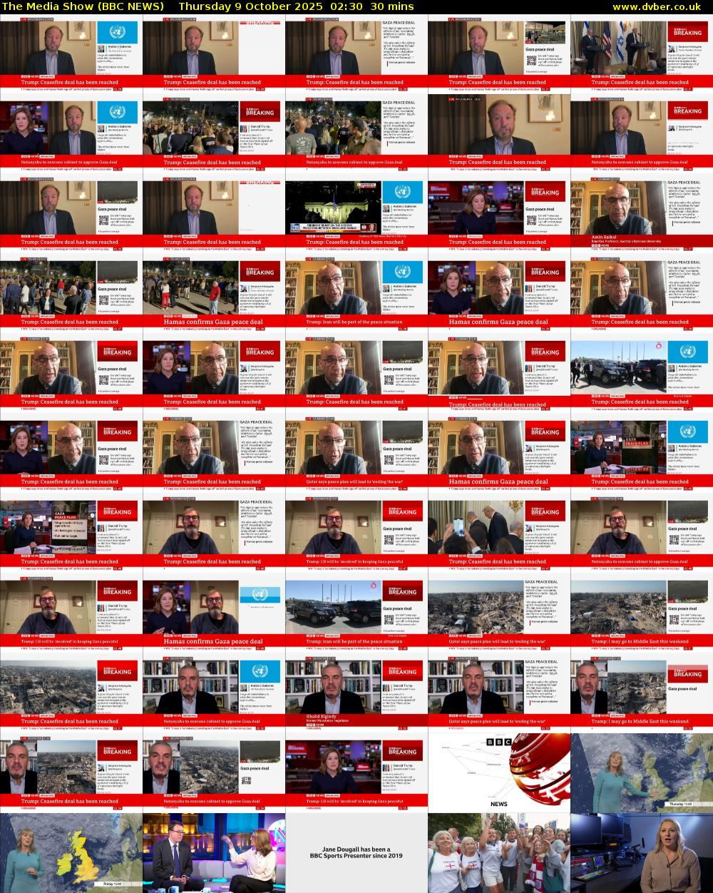 The Media Show (BBC NEWS) Thursday 9 October 2025 02:30 - 03:00