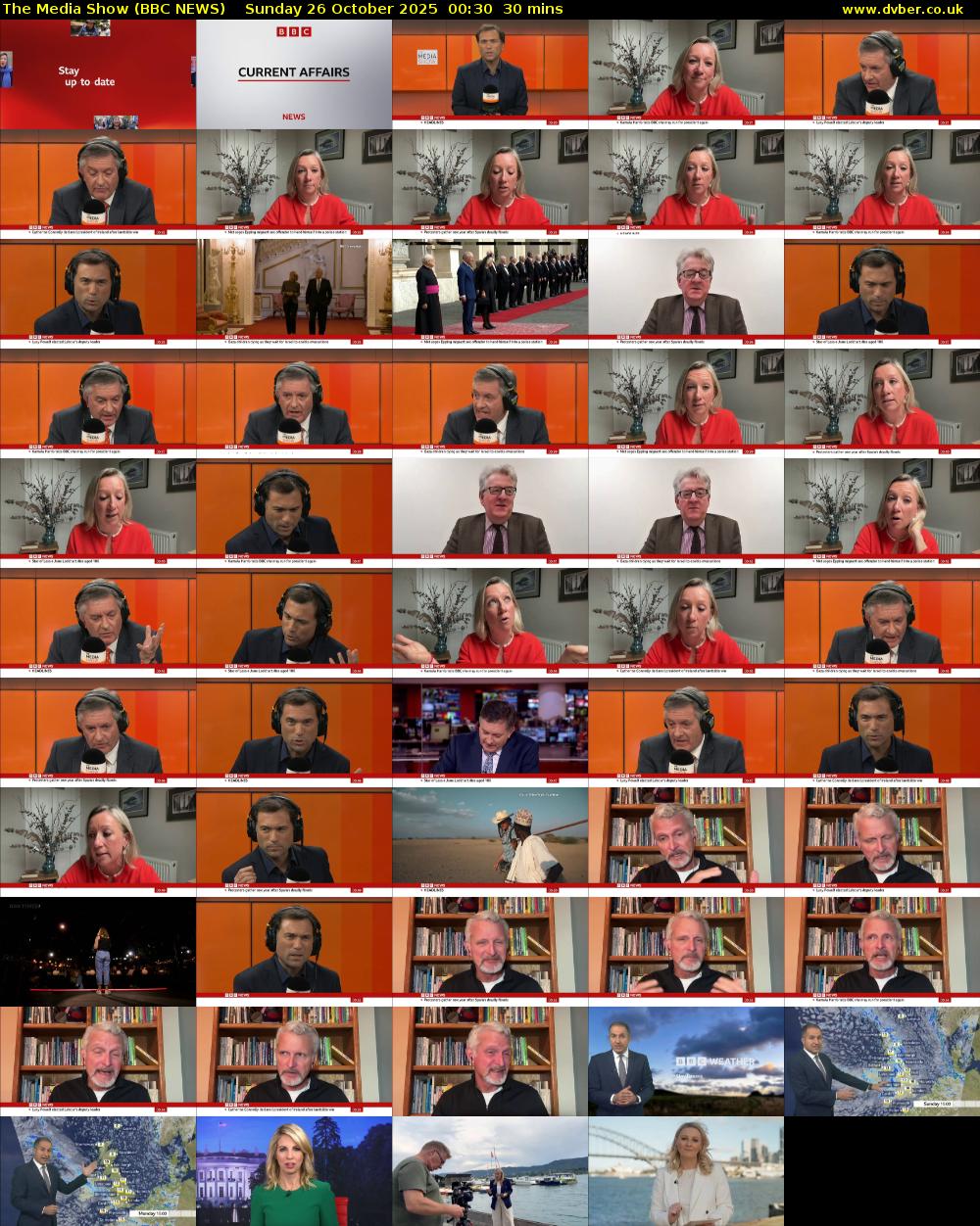 The Media Show (BBC NEWS) Sunday 26 October 2025 00:30 - 01:00