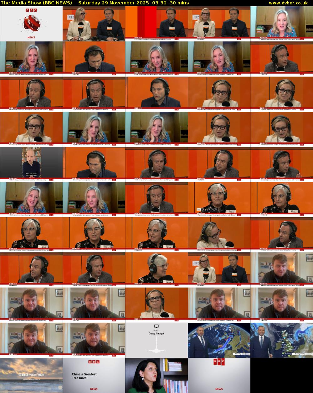 The Media Show (BBC NEWS) Saturday 29 November 2025 03:30 - 04:00