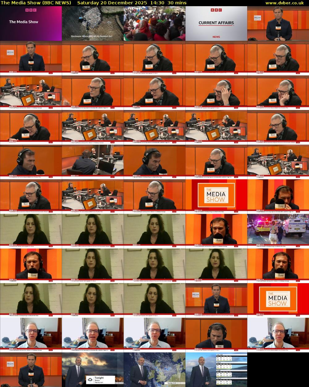 The Media Show (BBC NEWS) Saturday 20 December 2025 14:30 - 15:00