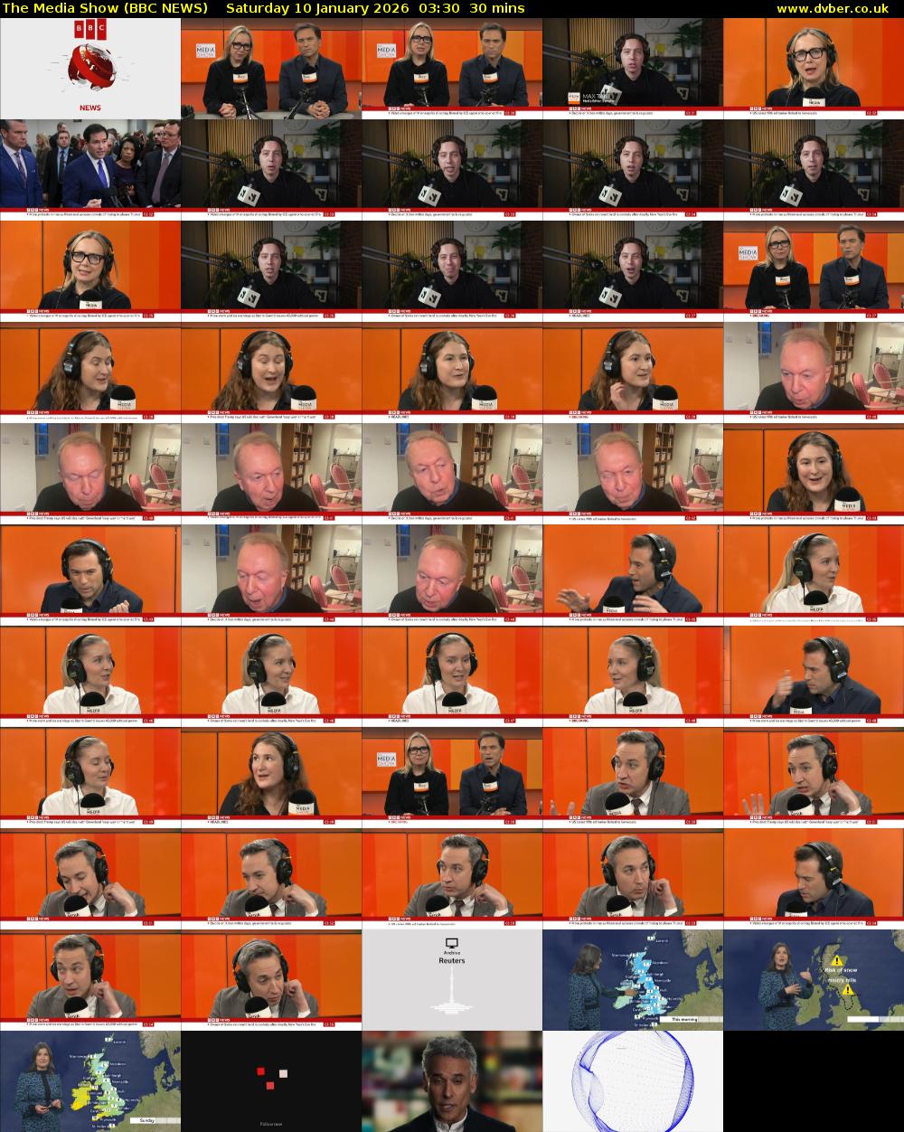 The Media Show (BBC NEWS) Saturday 10 January 2026 03:30 - 04:00