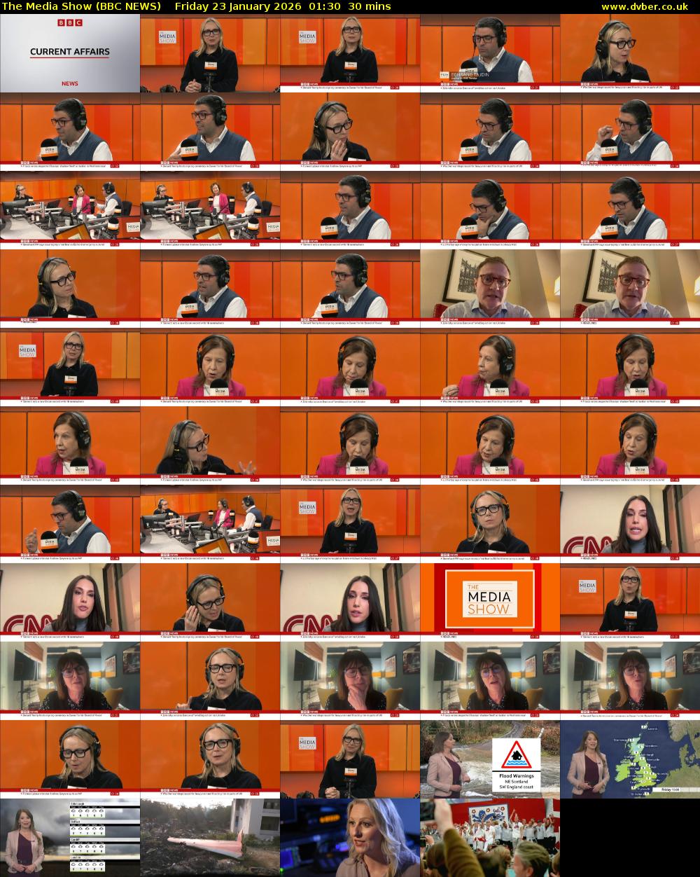 The Media Show (BBC NEWS) Friday 23 January 2026 01:30 - 02:00