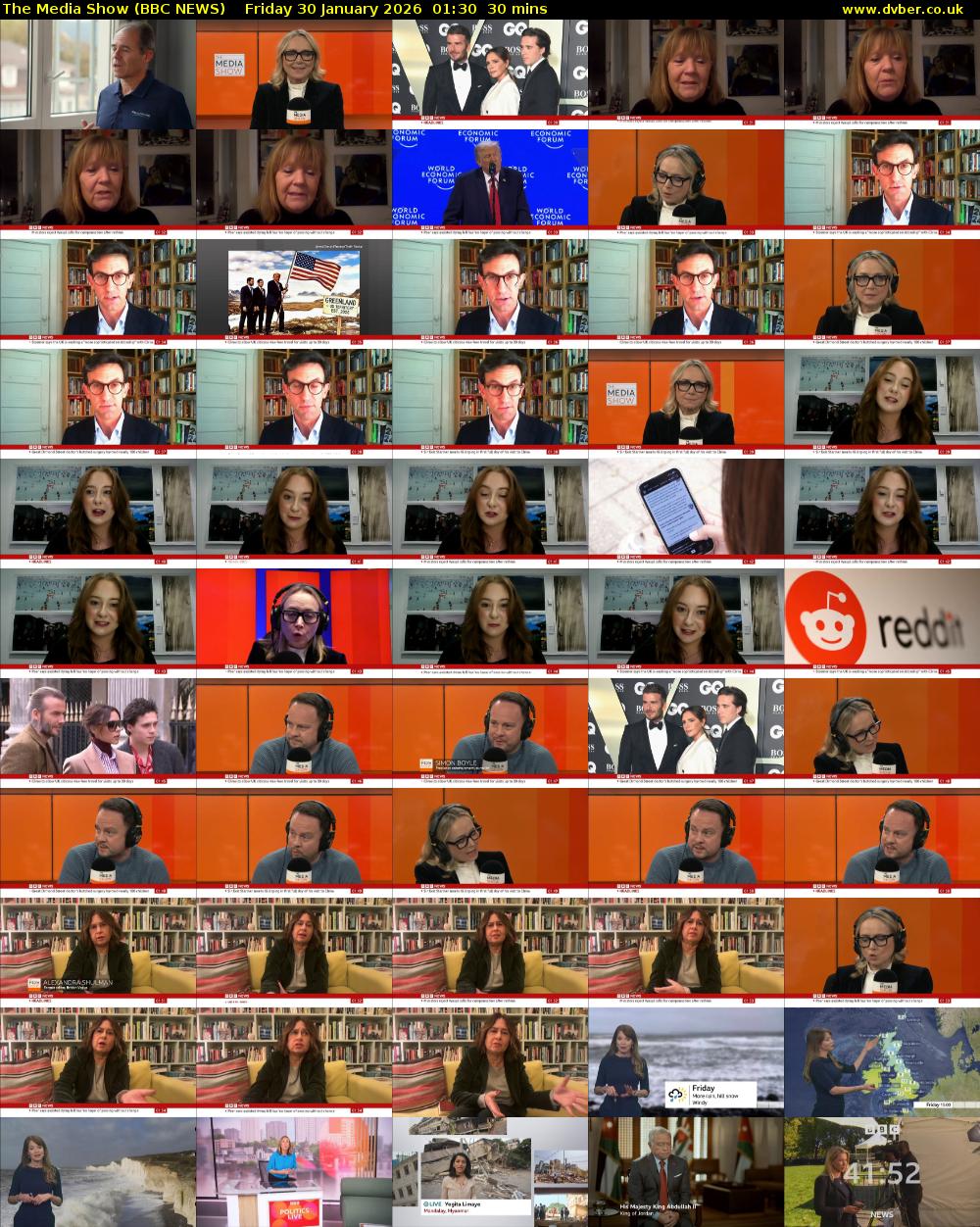 The Media Show (BBC NEWS) Friday 30 January 2026 01:30 - 02:00