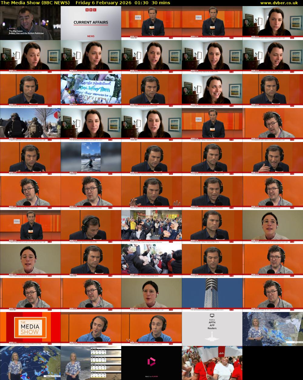 The Media Show (BBC NEWS) Friday 6 February 2026 01:30 - 02:00