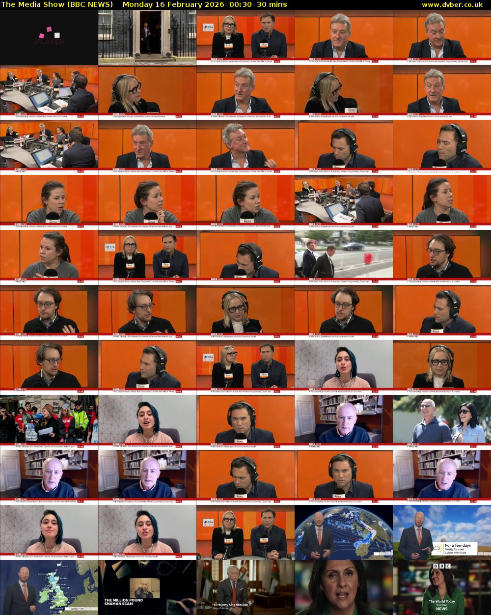 The Media Show (BBC NEWS) Monday 16 February 2026 00:30 - 01:00