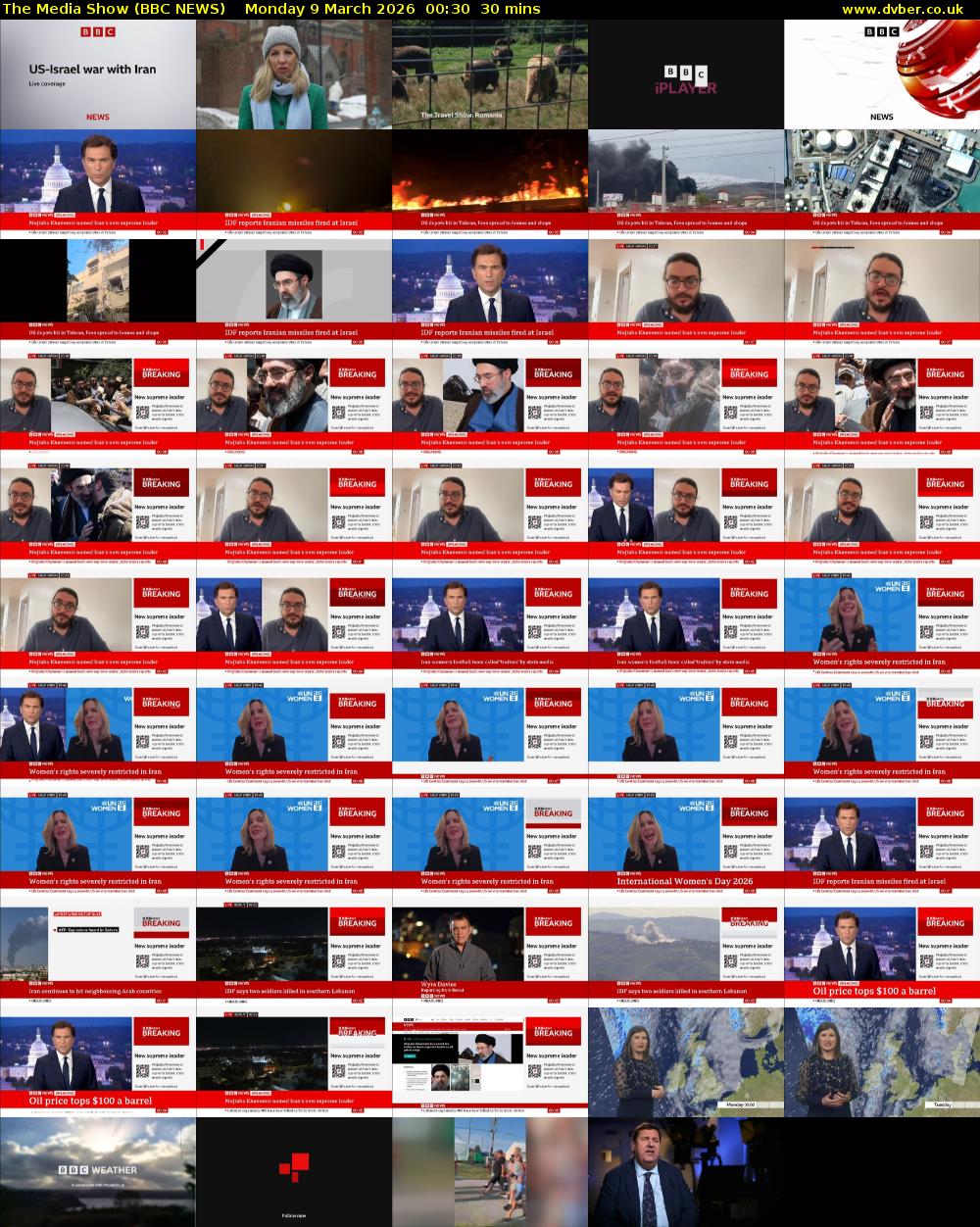 The Media Show (BBC NEWS) Monday 9 March 2026 00:30 - 01:00