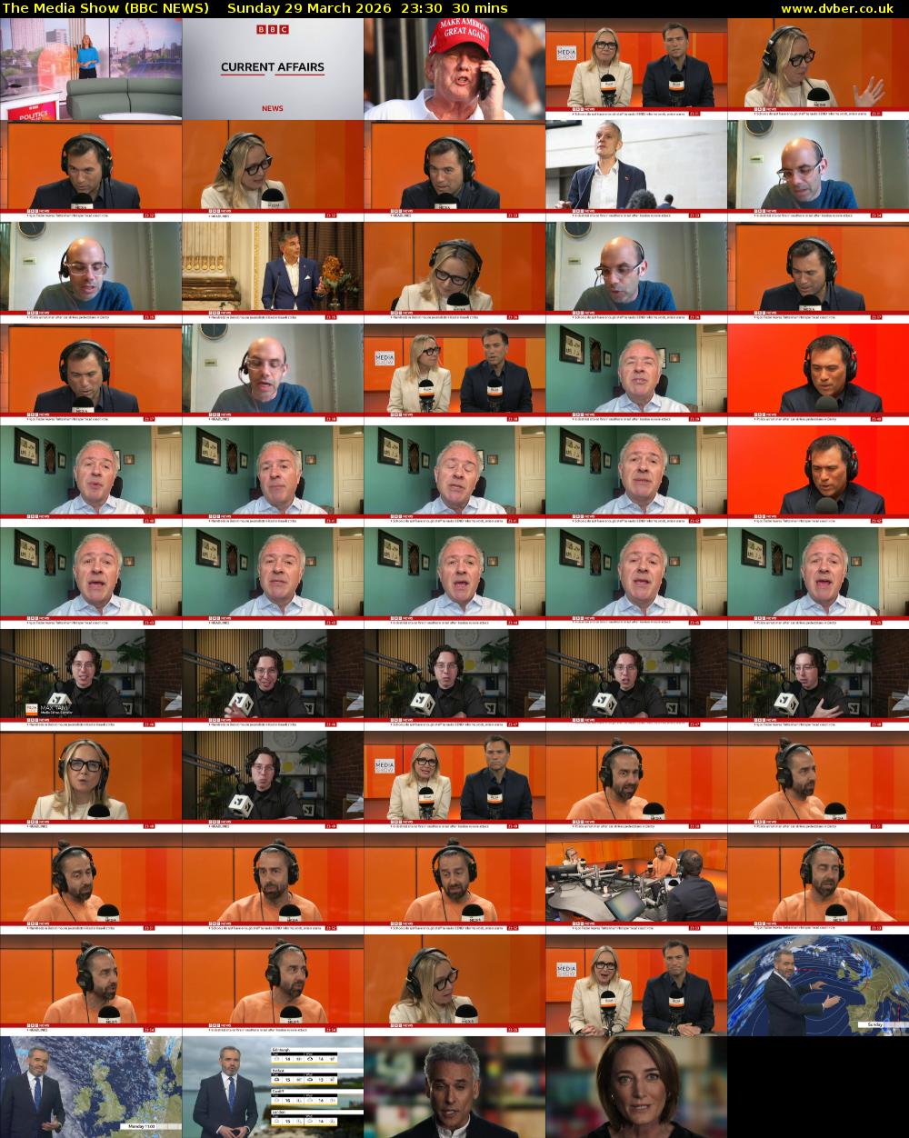 The Media Show (BBC NEWS) Sunday 29 March 2026 23:30 - 00:00