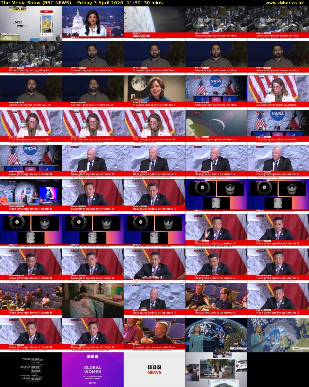 The Media Show (BBC NEWS) Friday 3 April 2026 01:30 - 02:00