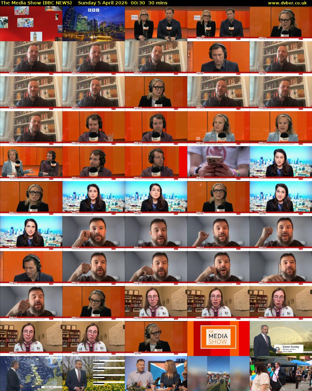 The Media Show (BBC NEWS) Sunday 5 April 2026 00:30 - 01:00