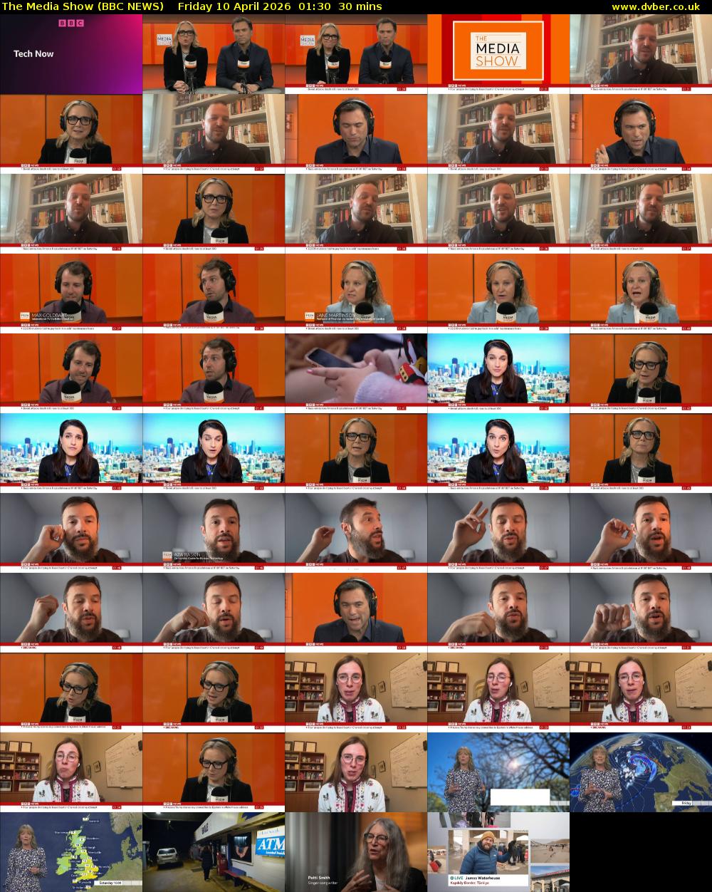 The Media Show (BBC NEWS) Friday 10 April 2026 01:30 - 02:00