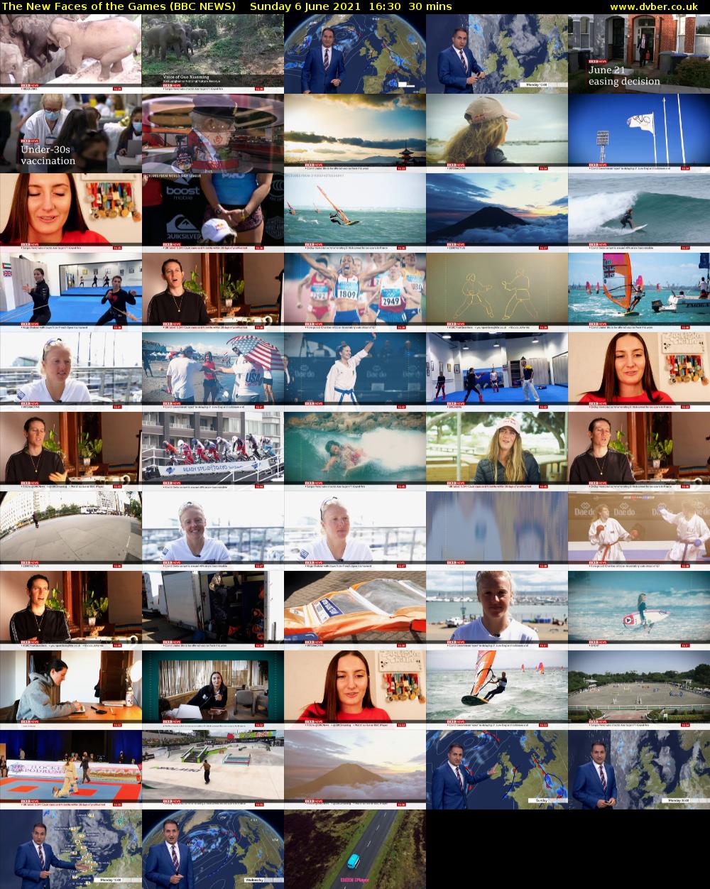 The New Faces of the Games (BBC NEWS) Sunday 6 June 2021 16:30 - 17:00