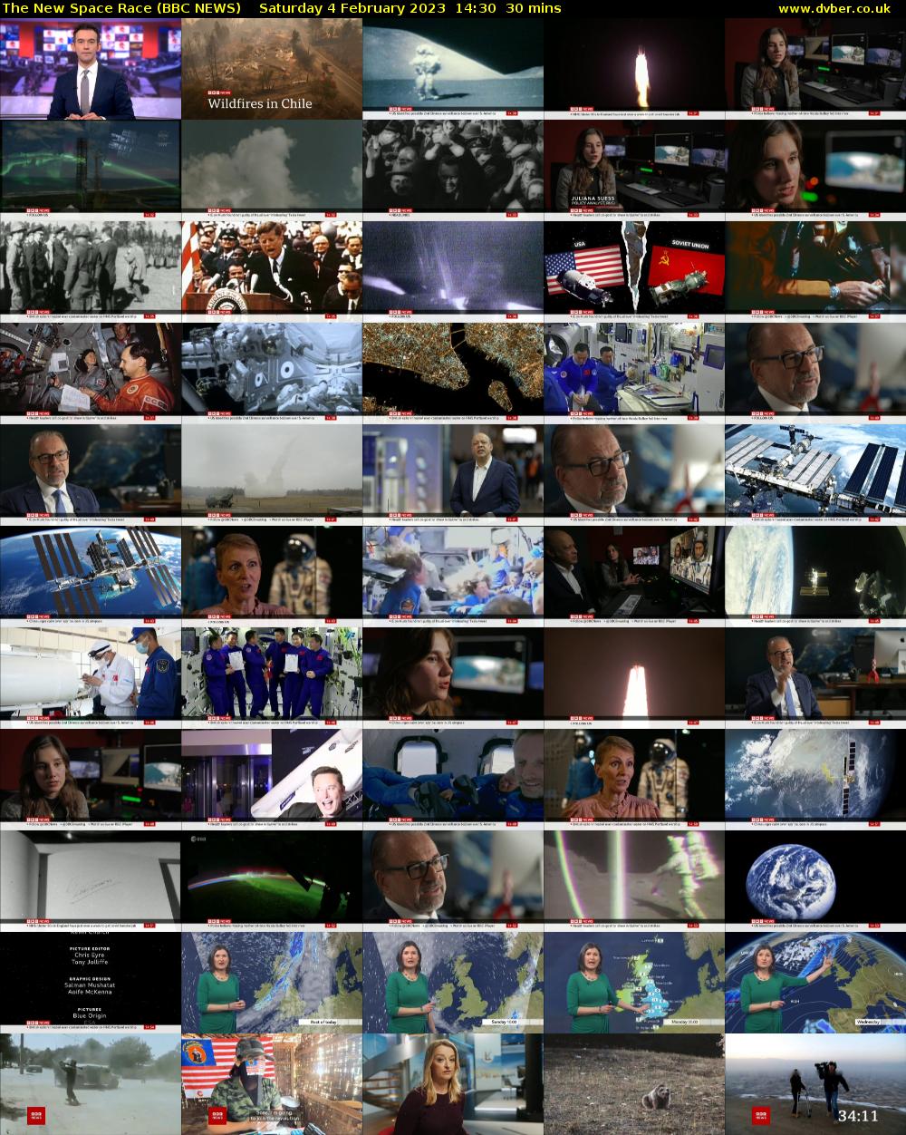 The New Space Race (BBC NEWS) Saturday 4 February 2023 14:30 - 15:00
