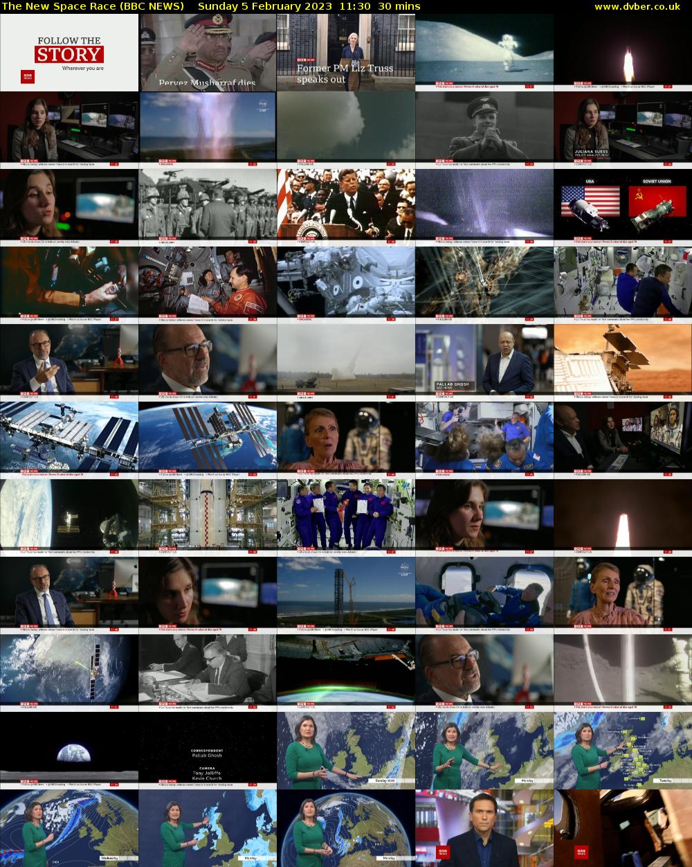 The New Space Race (BBC NEWS) Sunday 5 February 2023 11:30 - 12:00