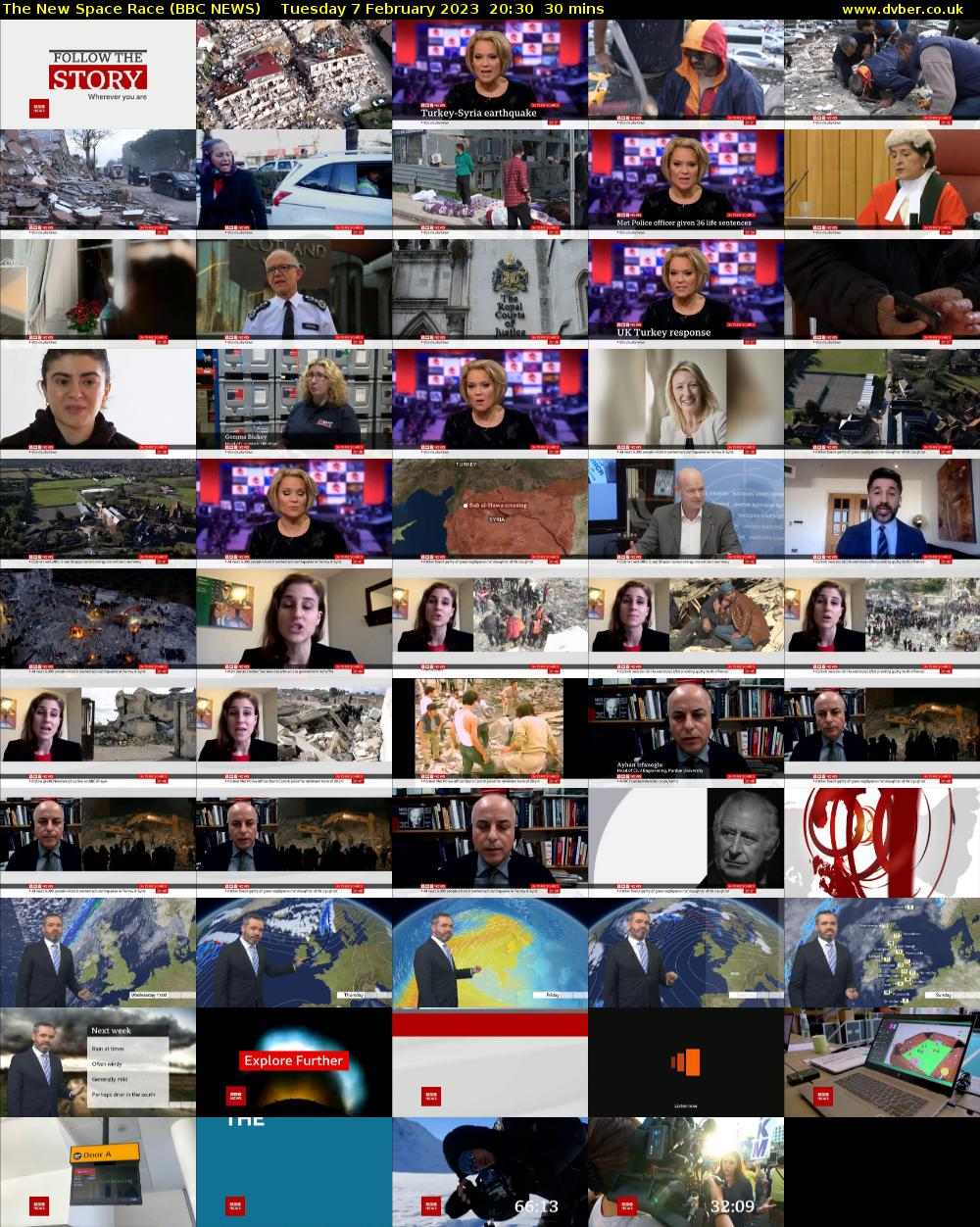 The New Space Race (BBC NEWS) Tuesday 7 February 2023 20:30 - 21:00