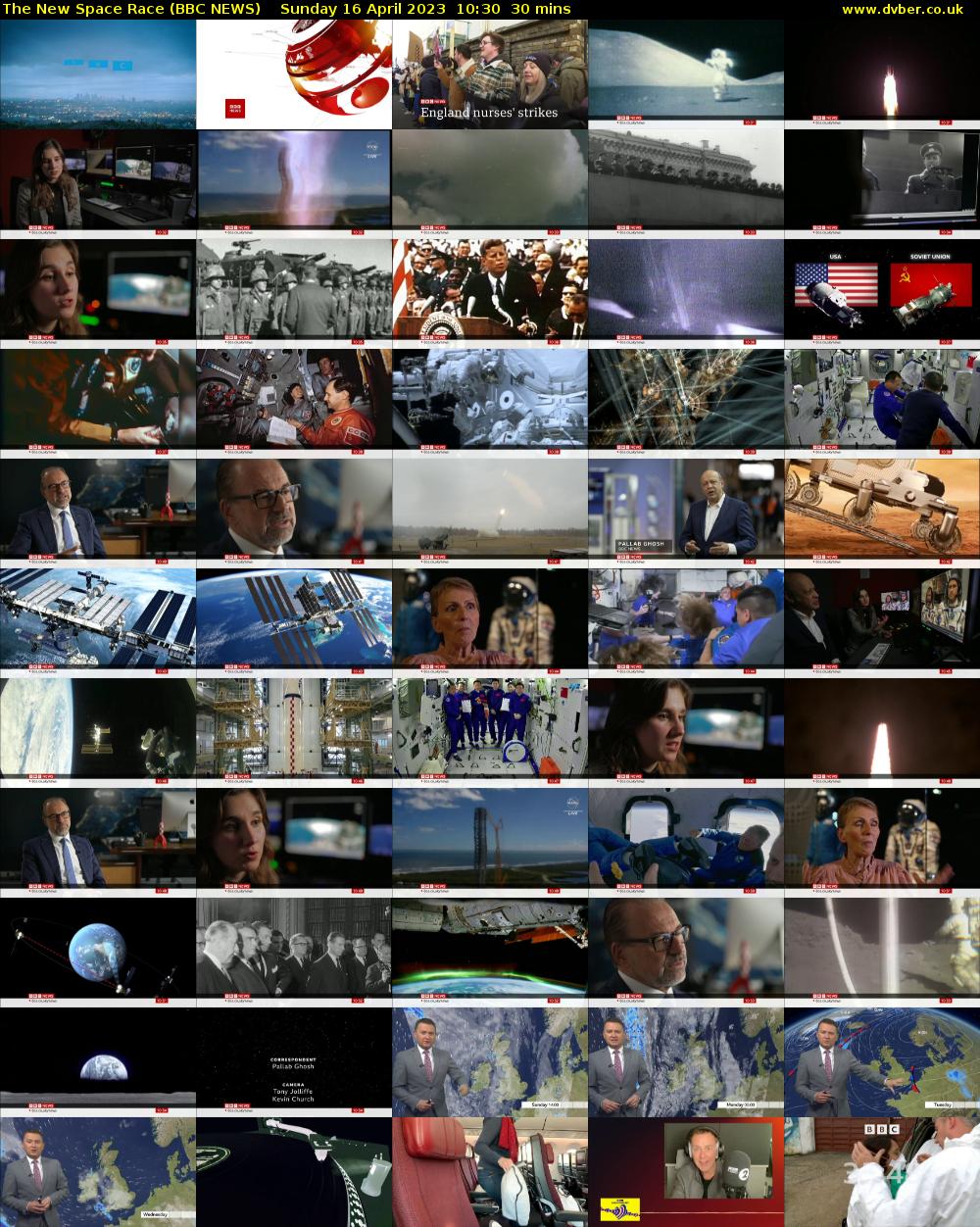 The New Space Race (BBC NEWS) Sunday 16 April 2023 10:30 - 11:00