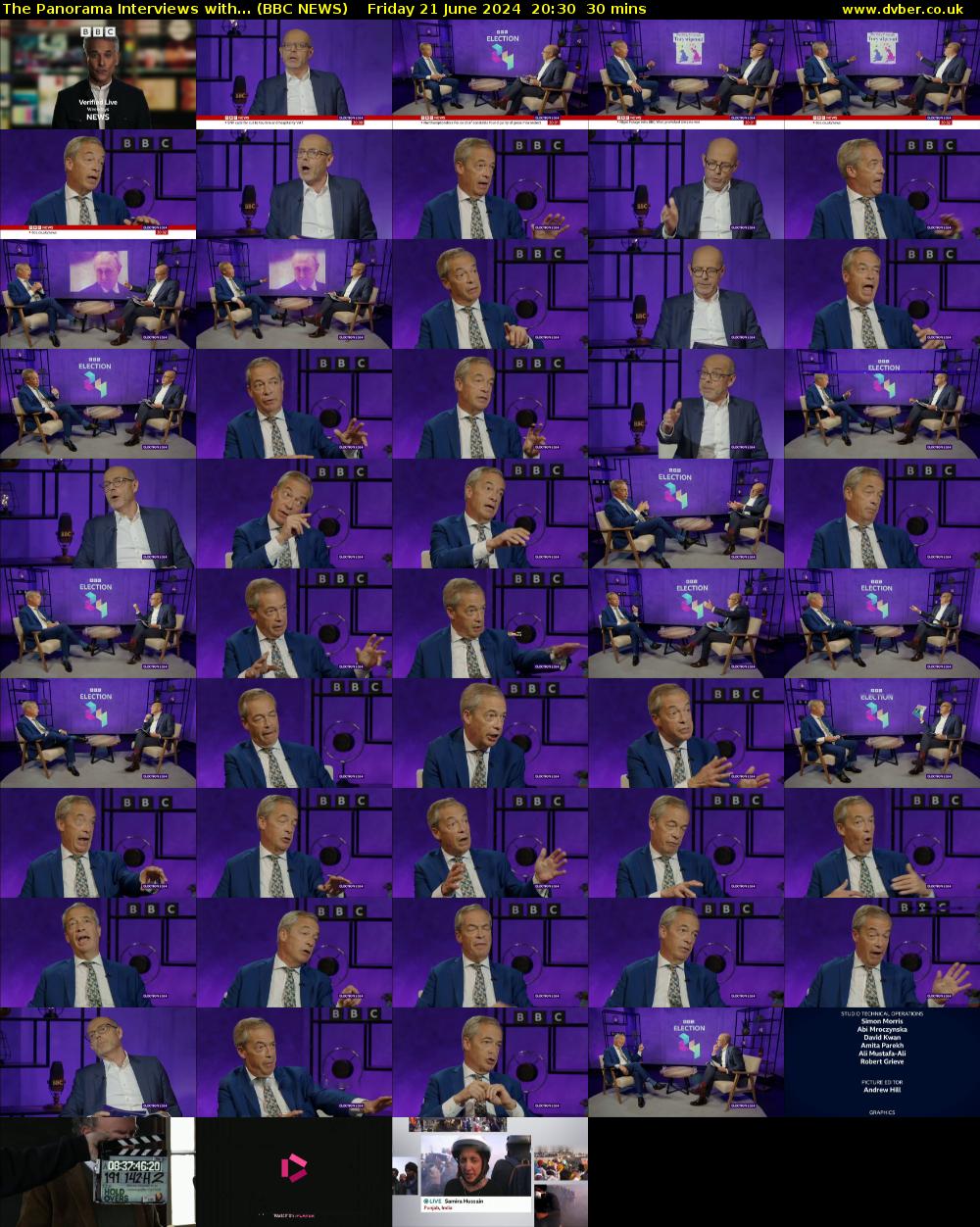 The Panorama Interviews with... (BBC NEWS) Friday 21 June 2024 20:30 - 21:00