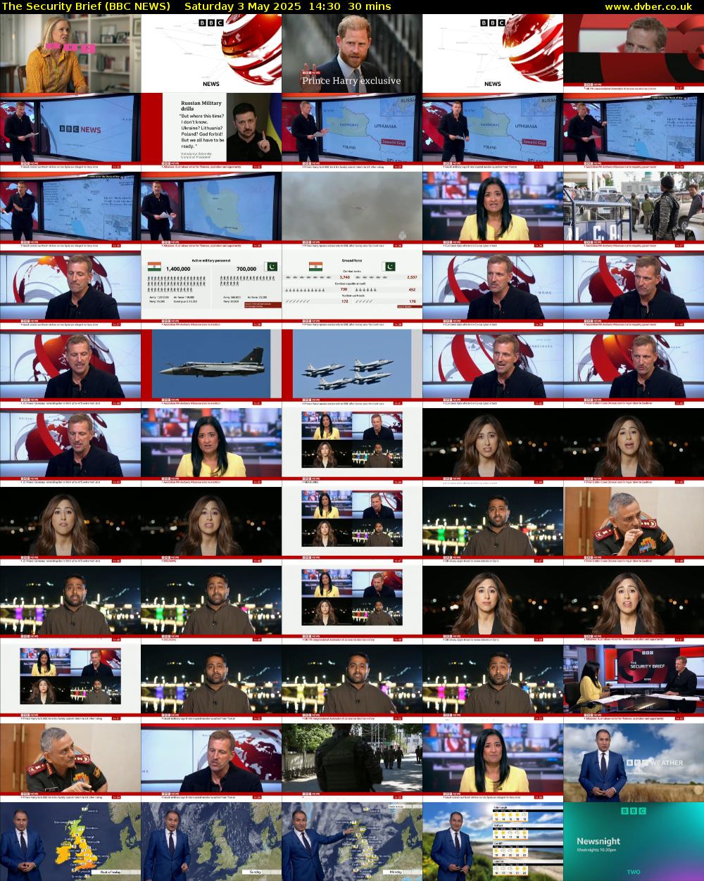 The Security Brief (BBC NEWS) Saturday 3 May 2025 14:30 - 15:00