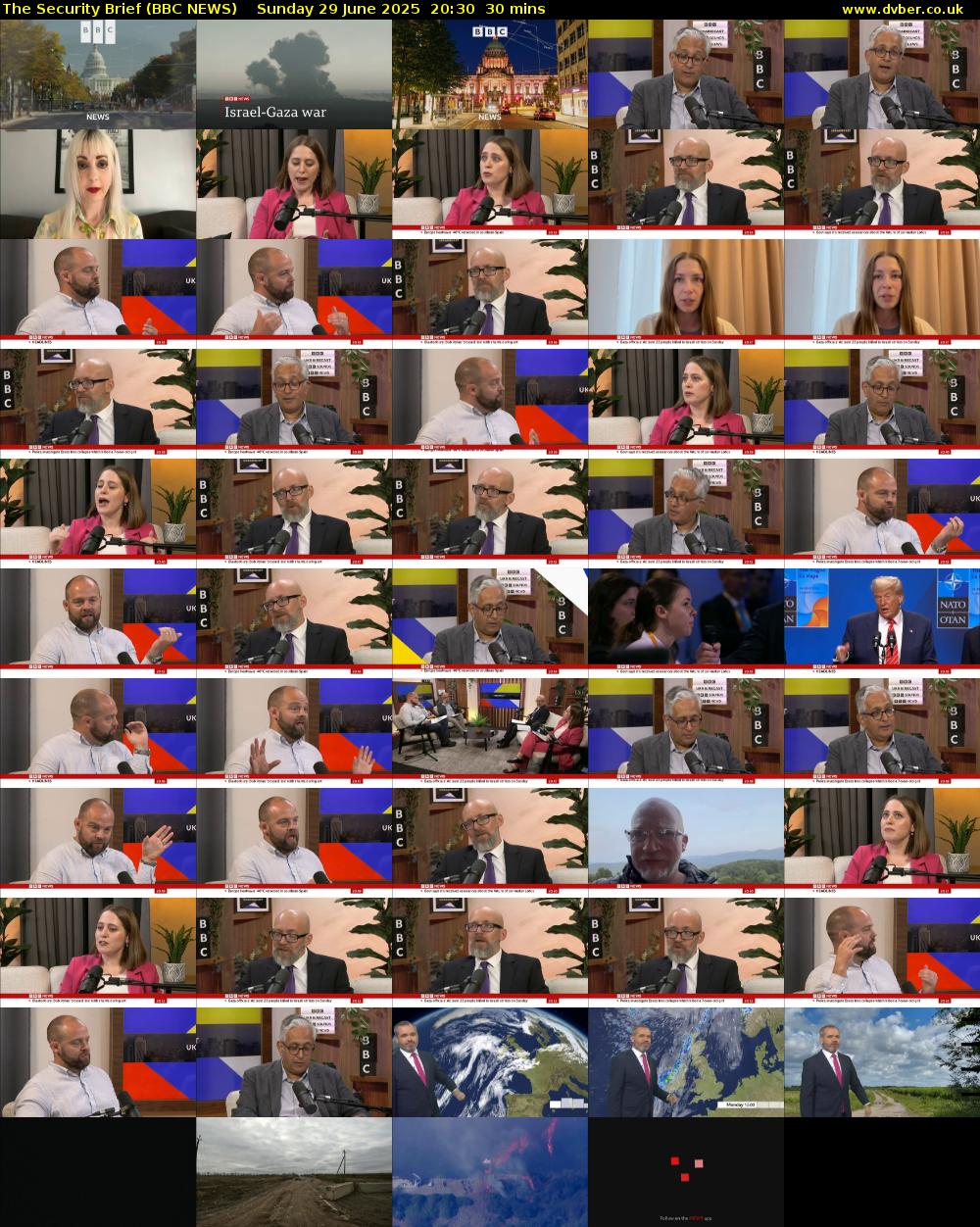 The Security Brief (BBC NEWS) Sunday 29 June 2025 20:30 - 21:00