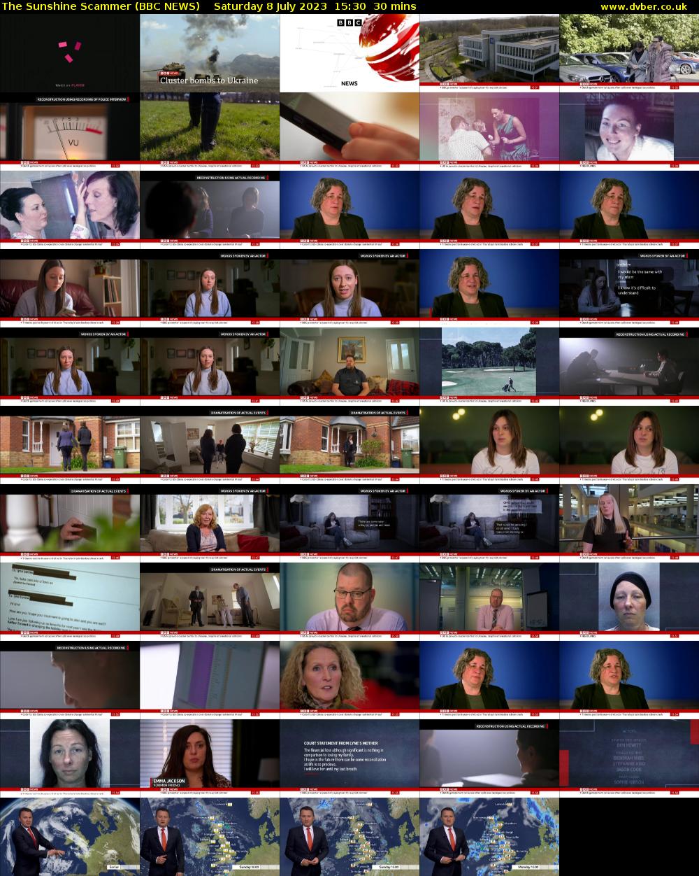 The Sunshine Scammer (BBC NEWS) Saturday 8 July 2023 15:30 - 16:00