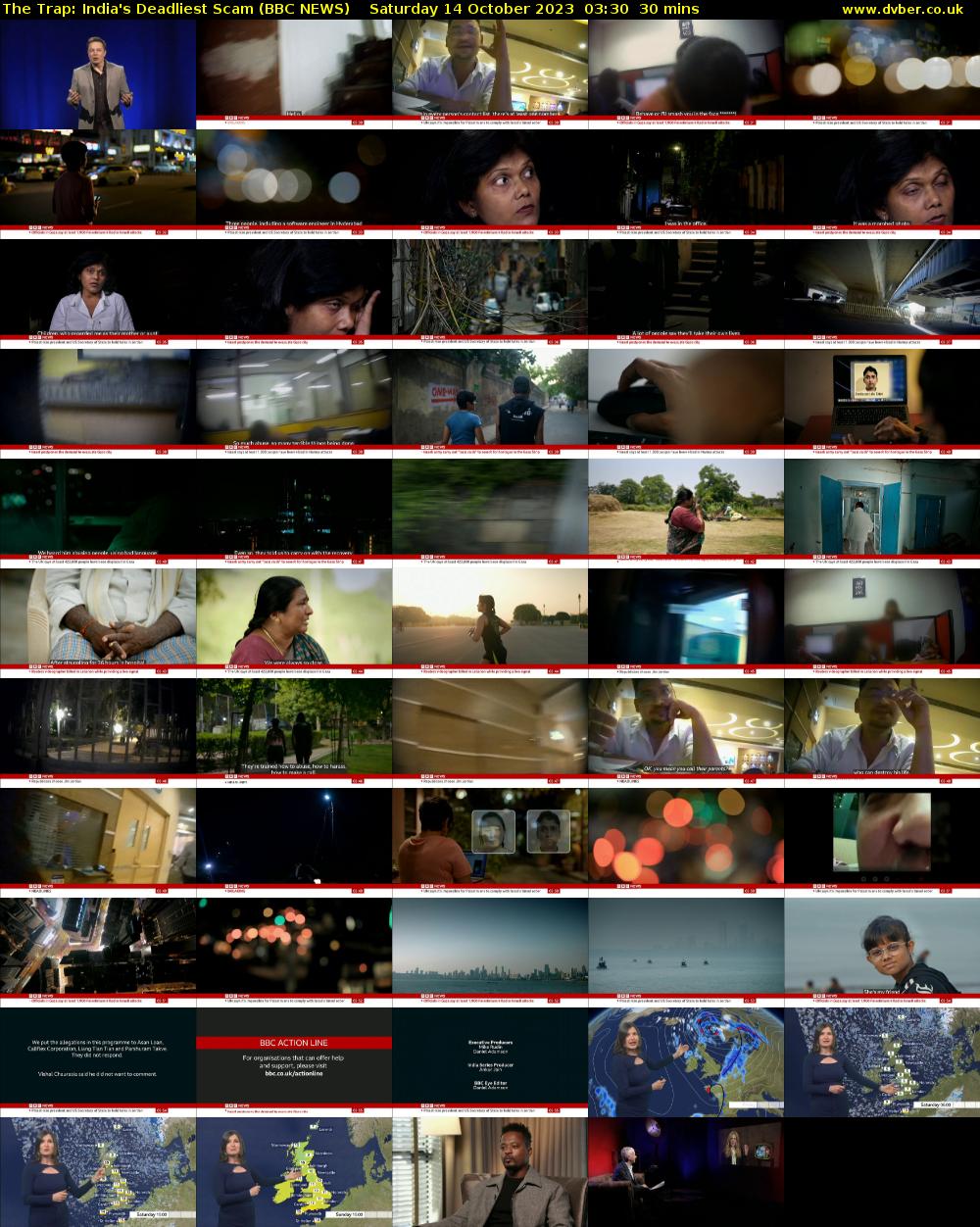 The Trap: India's Deadliest Scam (BBC NEWS) Saturday 14 October 2023 03:30 - 04:00