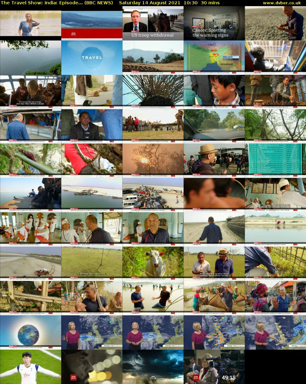 The Travel Show: India: Episode... (BBC NEWS) Saturday 14 August 2021 10:30 - 11:00