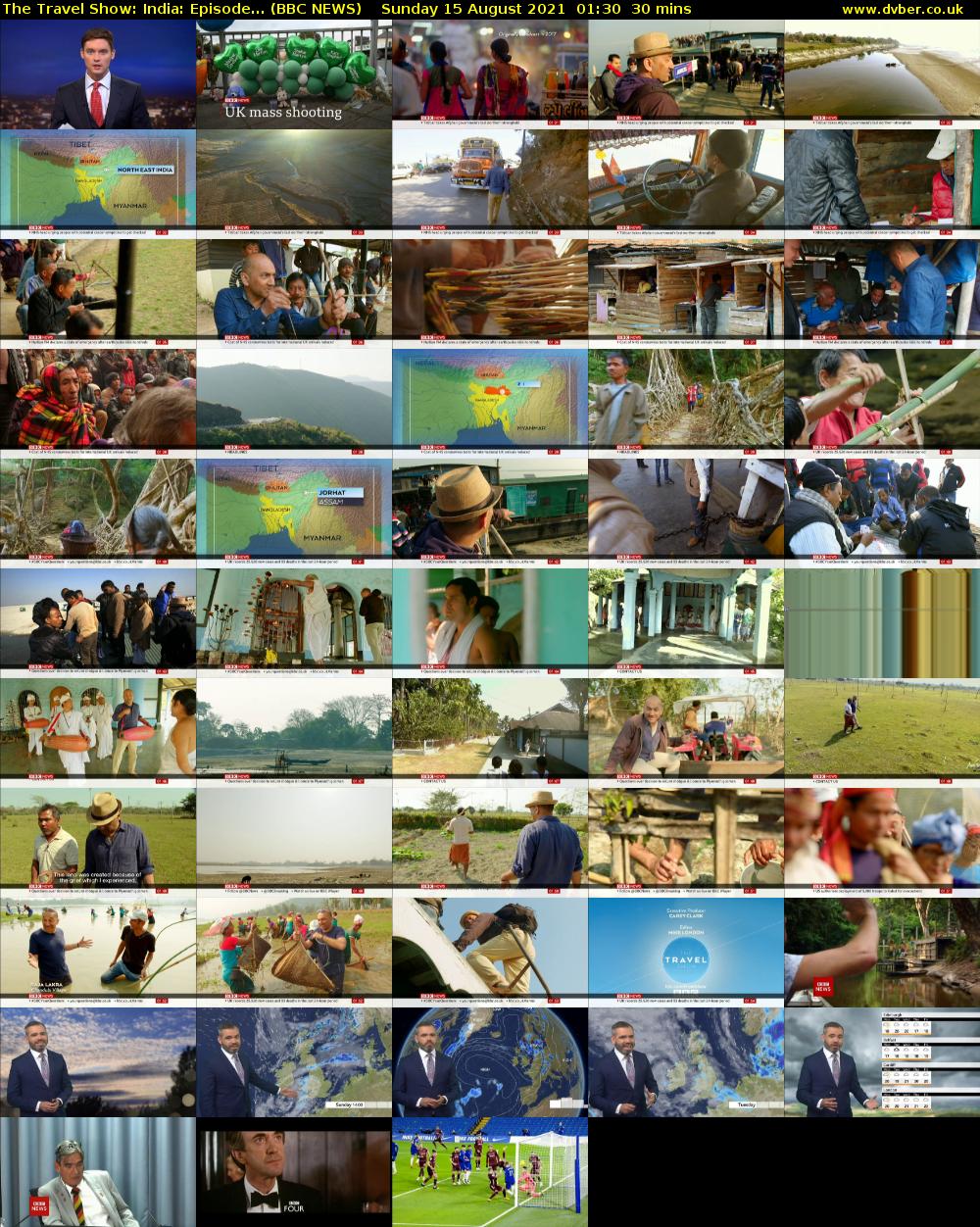 The Travel Show: India: Episode... (BBC NEWS) Sunday 15 August 2021 01:30 - 02:00