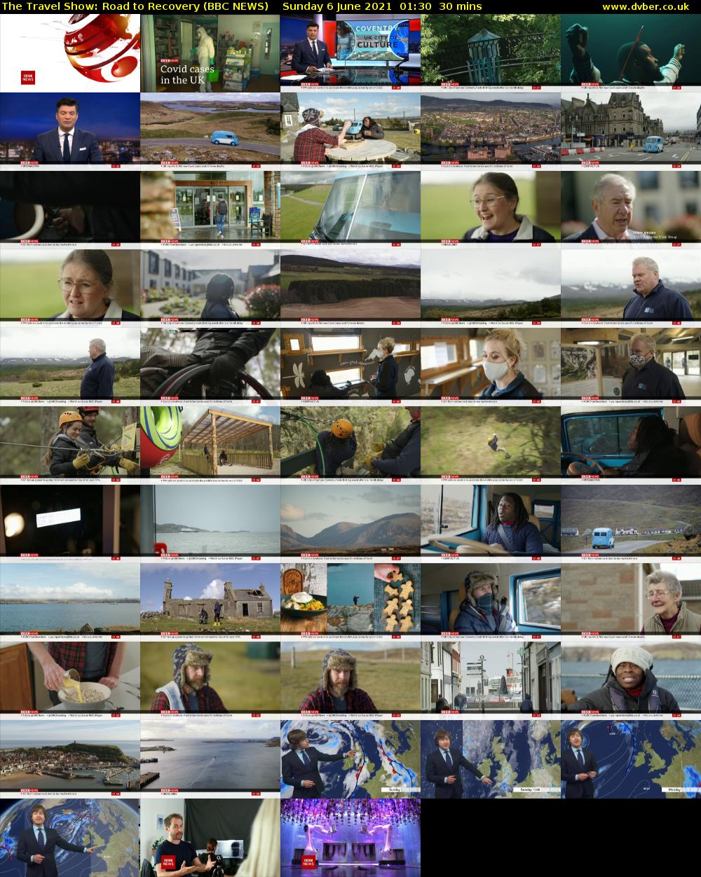 The Travel Show: Road to Recovery (BBC NEWS) Sunday 6 June 2021 01:30 - 02:00