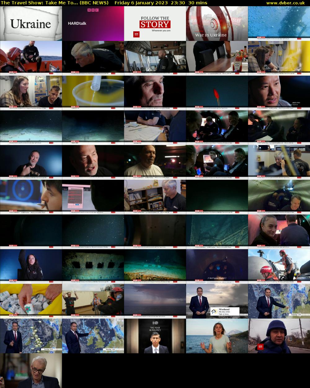 The Travel Show: Take Me to... (BBC NEWS) Friday 6 January 2023 23:30 - 00:00