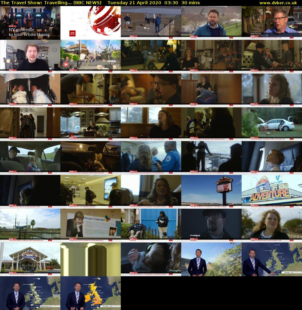 The Travel Show: Travelling... (BBC NEWS) Tuesday 21 April 2020 03:30 - 04:00