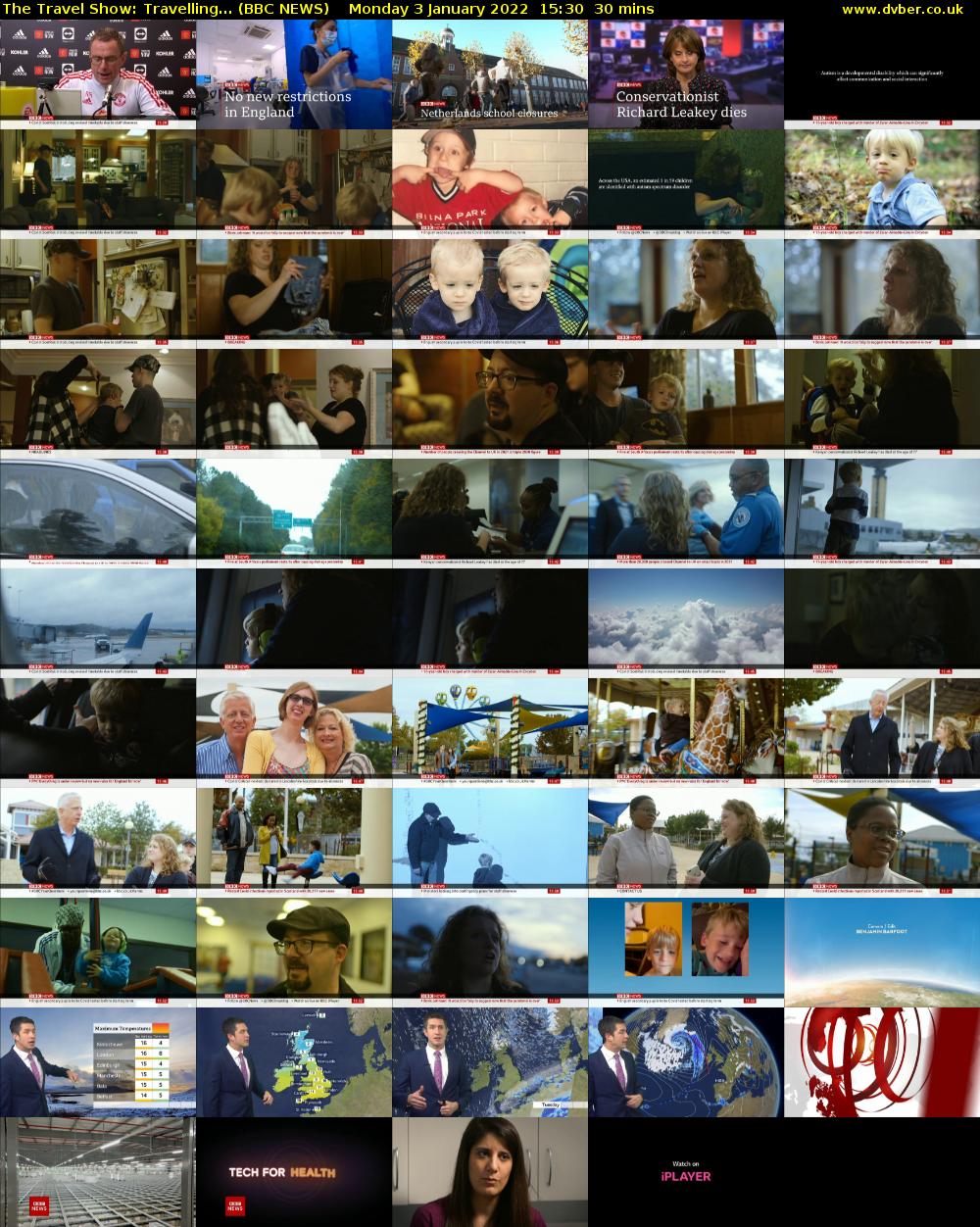 The Travel Show: Travelling... (BBC NEWS) Monday 3 January 2022 15:30 - 16:00