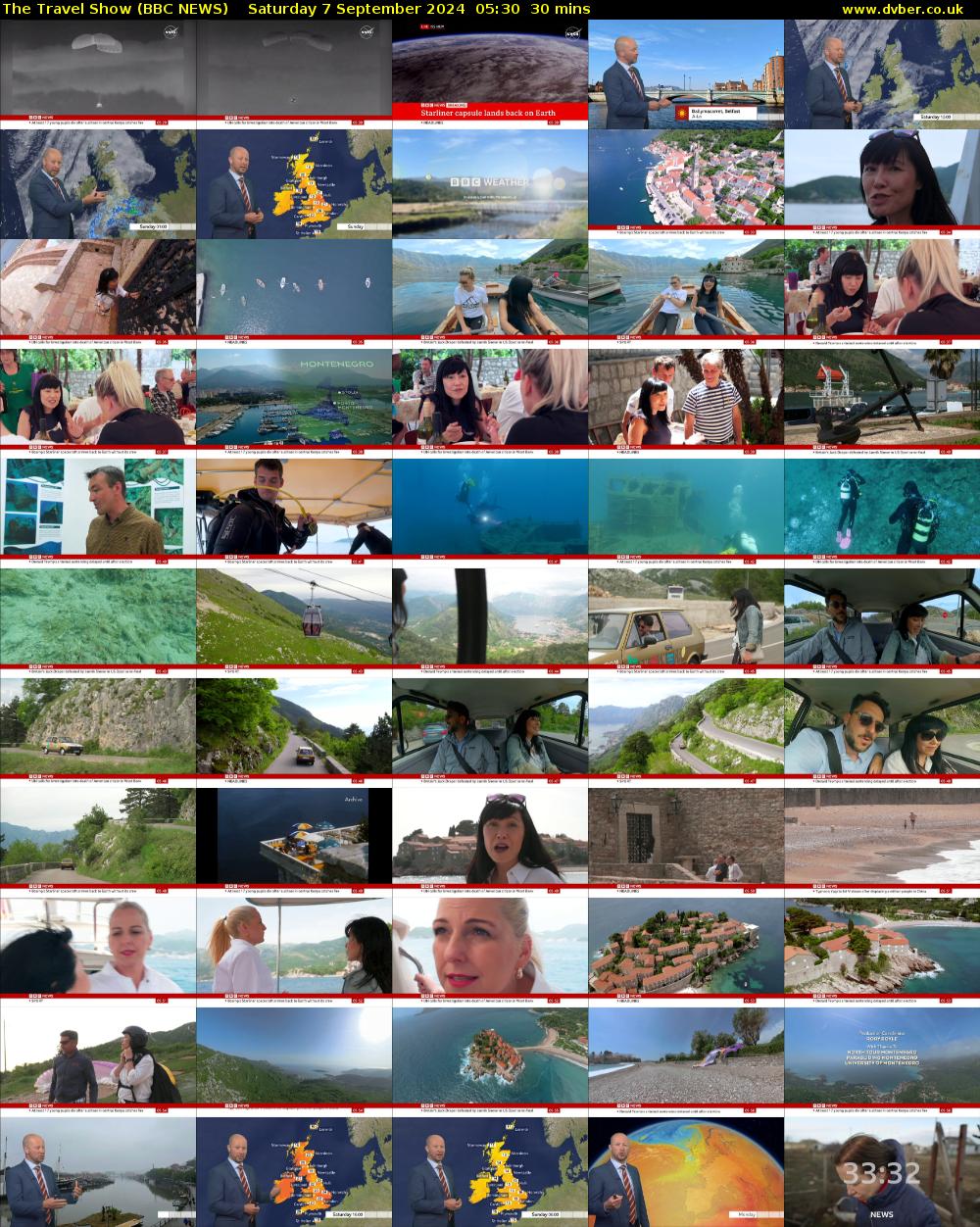 The Travel Show (BBC NEWS) Saturday 7 September 2024 05:30 - 06:00