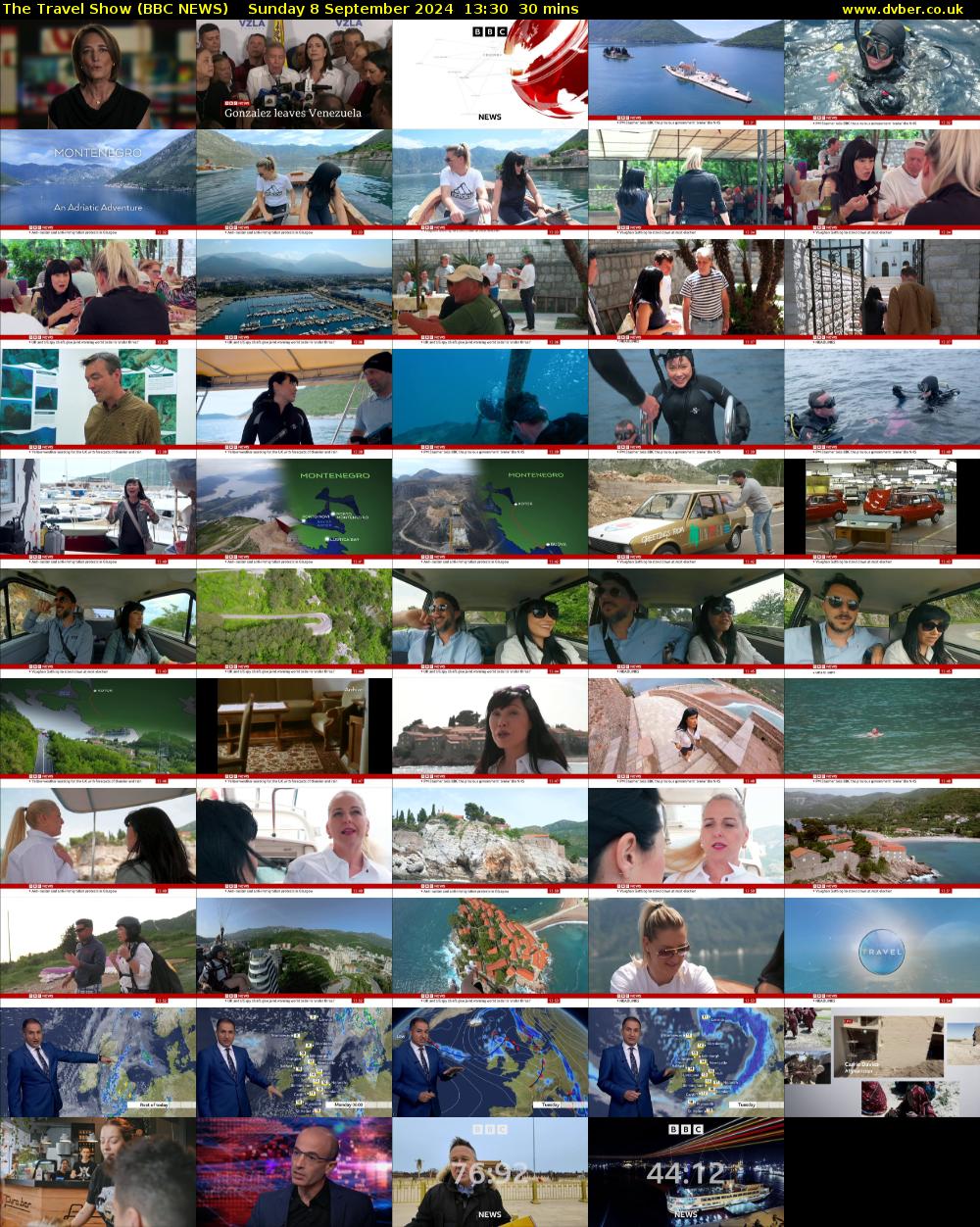 The Travel Show (BBC NEWS) Sunday 8 September 2024 13:30 - 14:00
