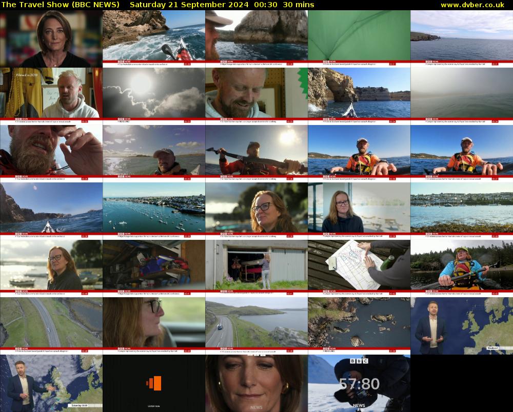 The Travel Show (BBC NEWS) Saturday 21 September 2024 00:30 - 01:00