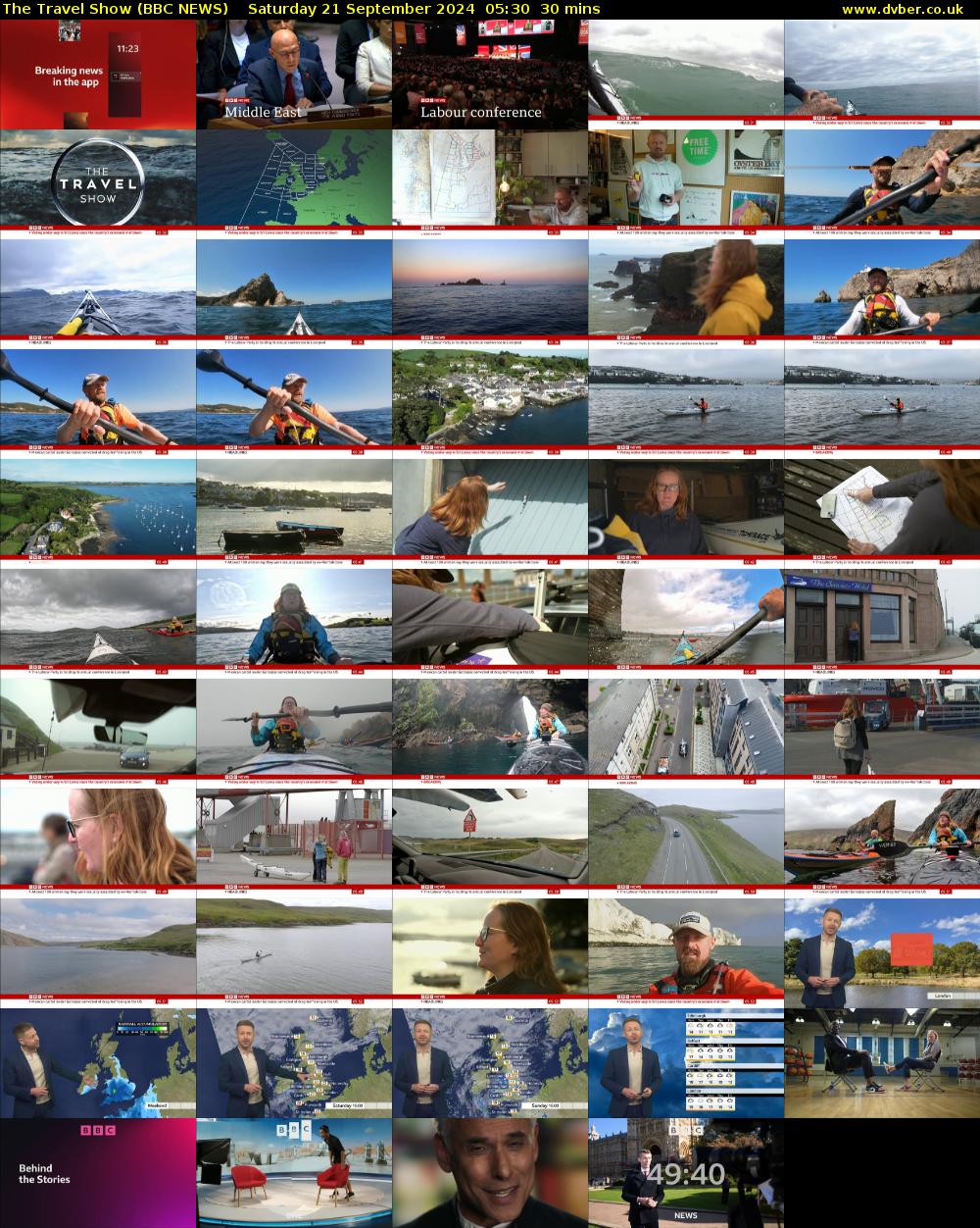 The Travel Show (BBC NEWS) Saturday 21 September 2024 05:30 - 06:00