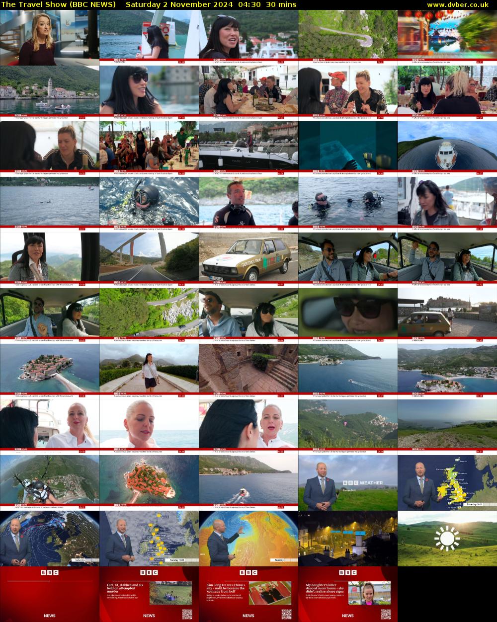 The Travel Show (BBC NEWS) Saturday 2 November 2024 04:30 - 05:00