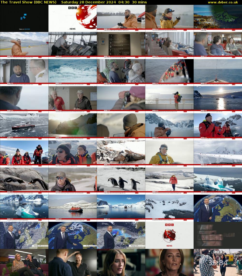 The Travel Show (BBC NEWS) Saturday 28 December 2024 04:30 - 05:00
