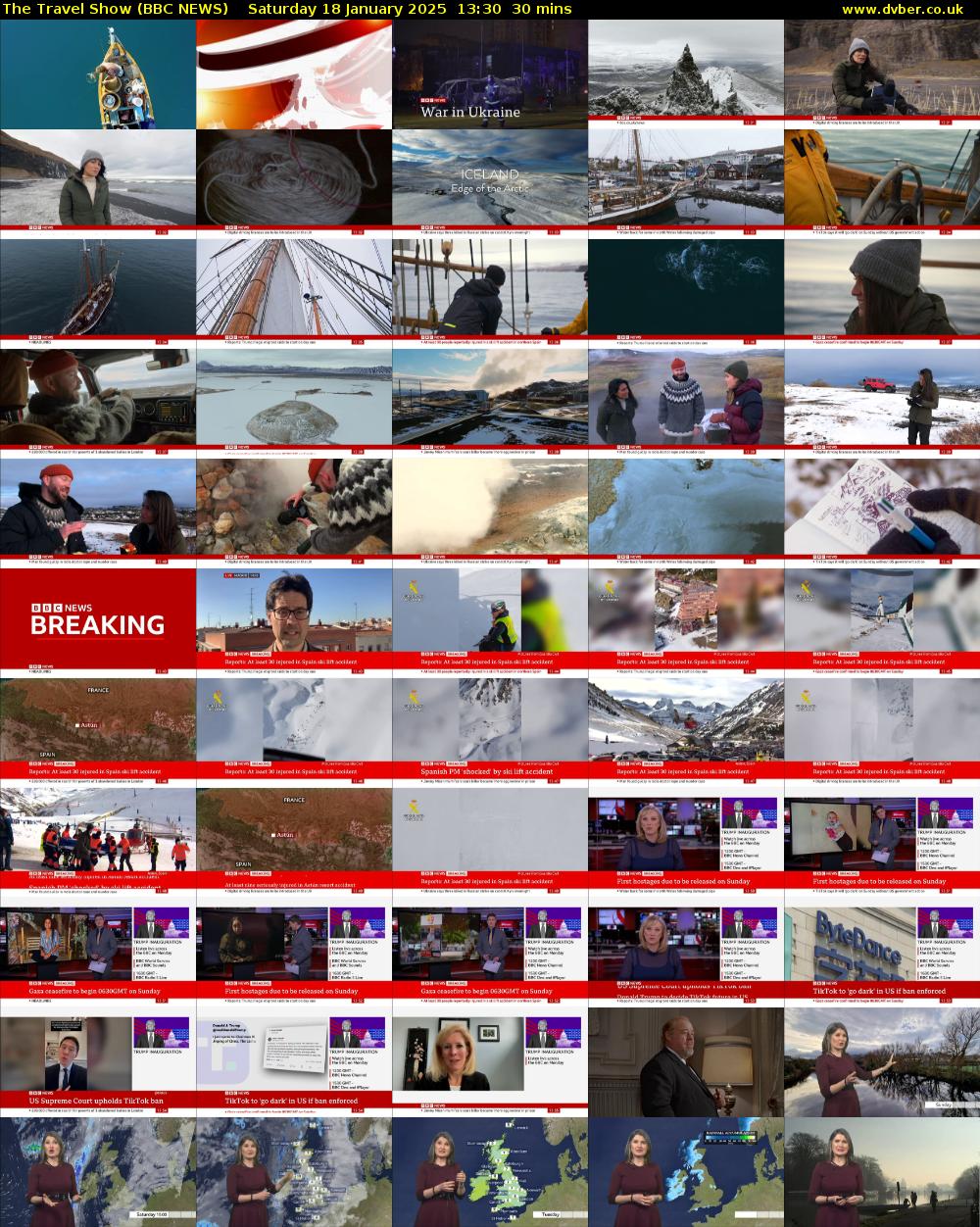 The Travel Show (BBC NEWS) Saturday 18 January 2025 13:30 - 14:00