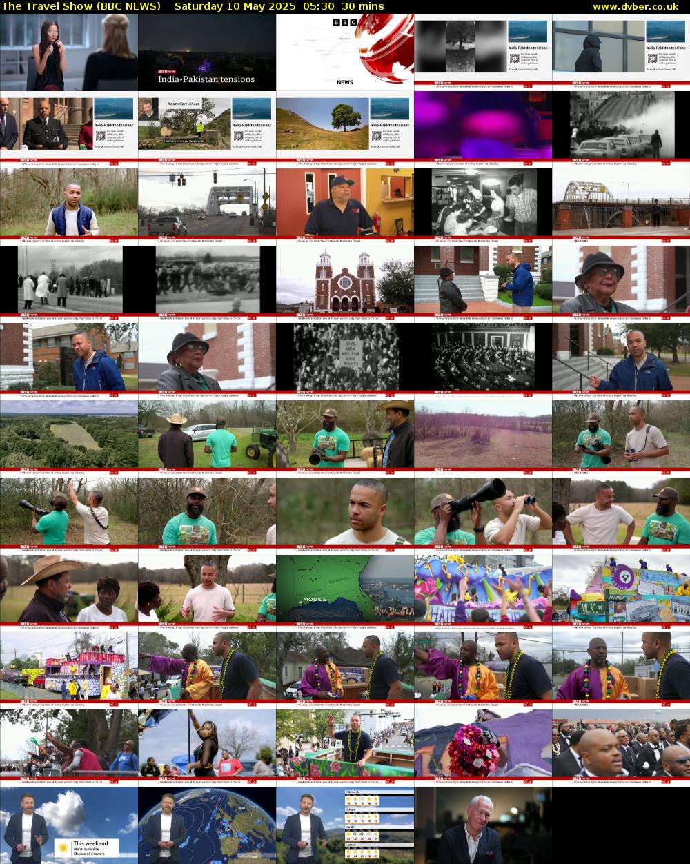The Travel Show (BBC NEWS) Saturday 10 May 2025 05:30 - 06:00