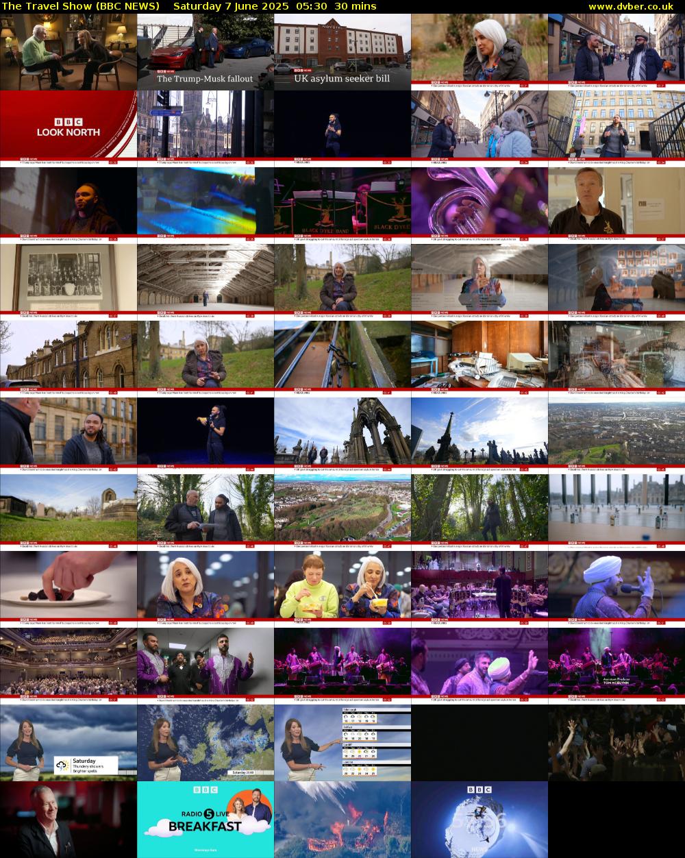 The Travel Show (BBC NEWS) Saturday 7 June 2025 05:30 - 06:00