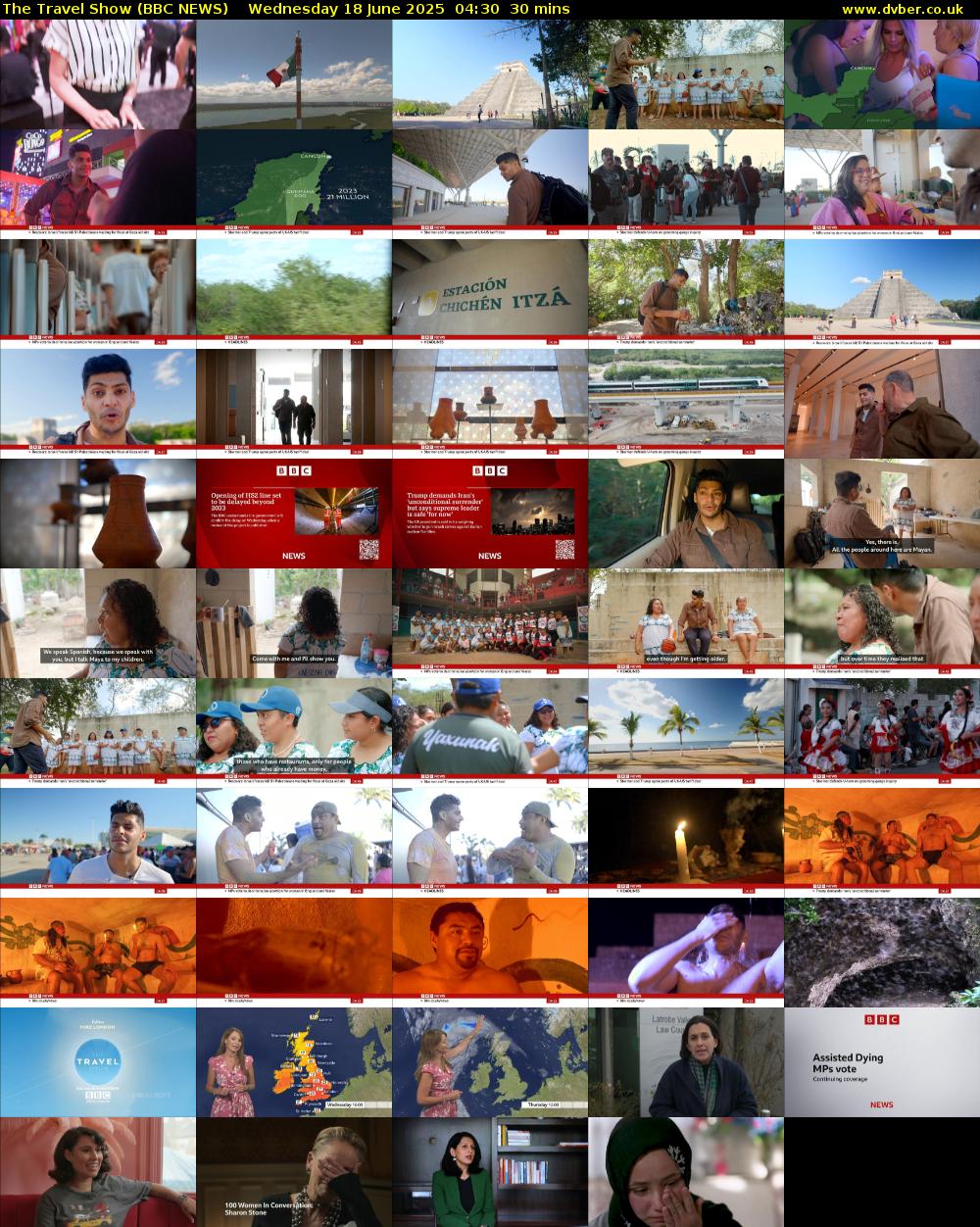 The Travel Show (BBC NEWS) Wednesday 18 June 2025 04:30 - 05:00
